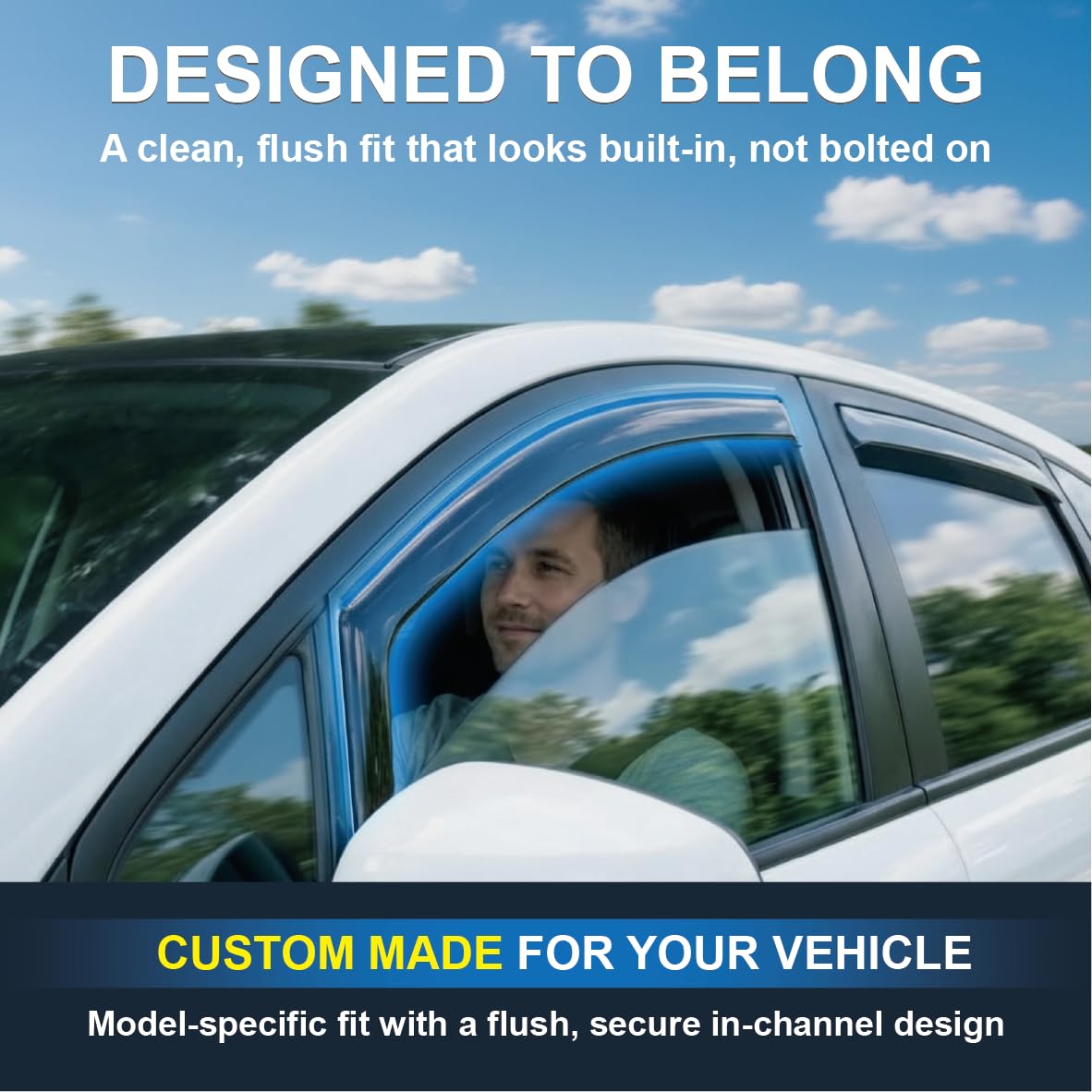 比德堡崁入式晴雨窗【短截款】KIA起亞 EV6 電動車 2022-
