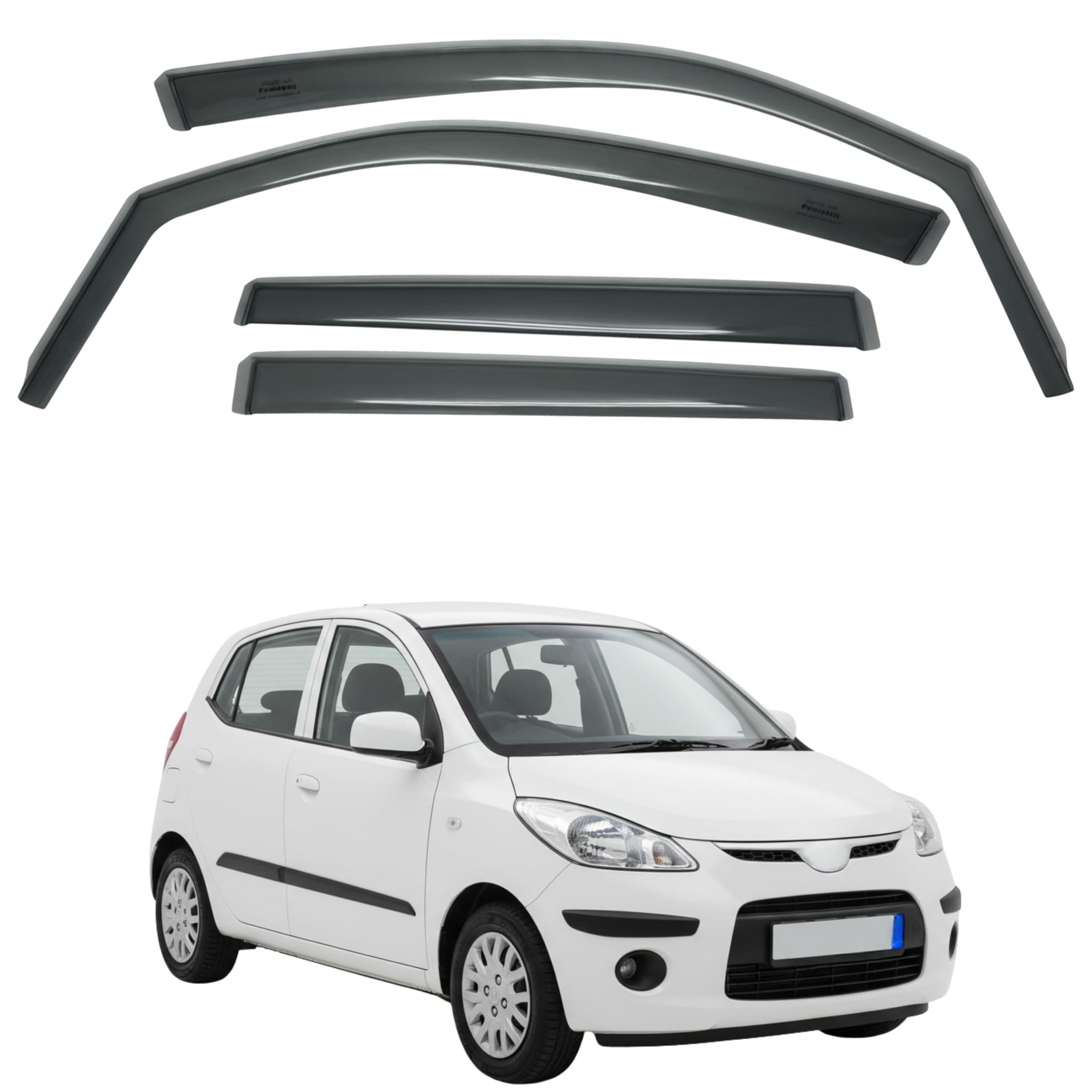 比德堡崁入式晴雨窗【國際標準款】HYUNDAI現代 i10 2009-2016