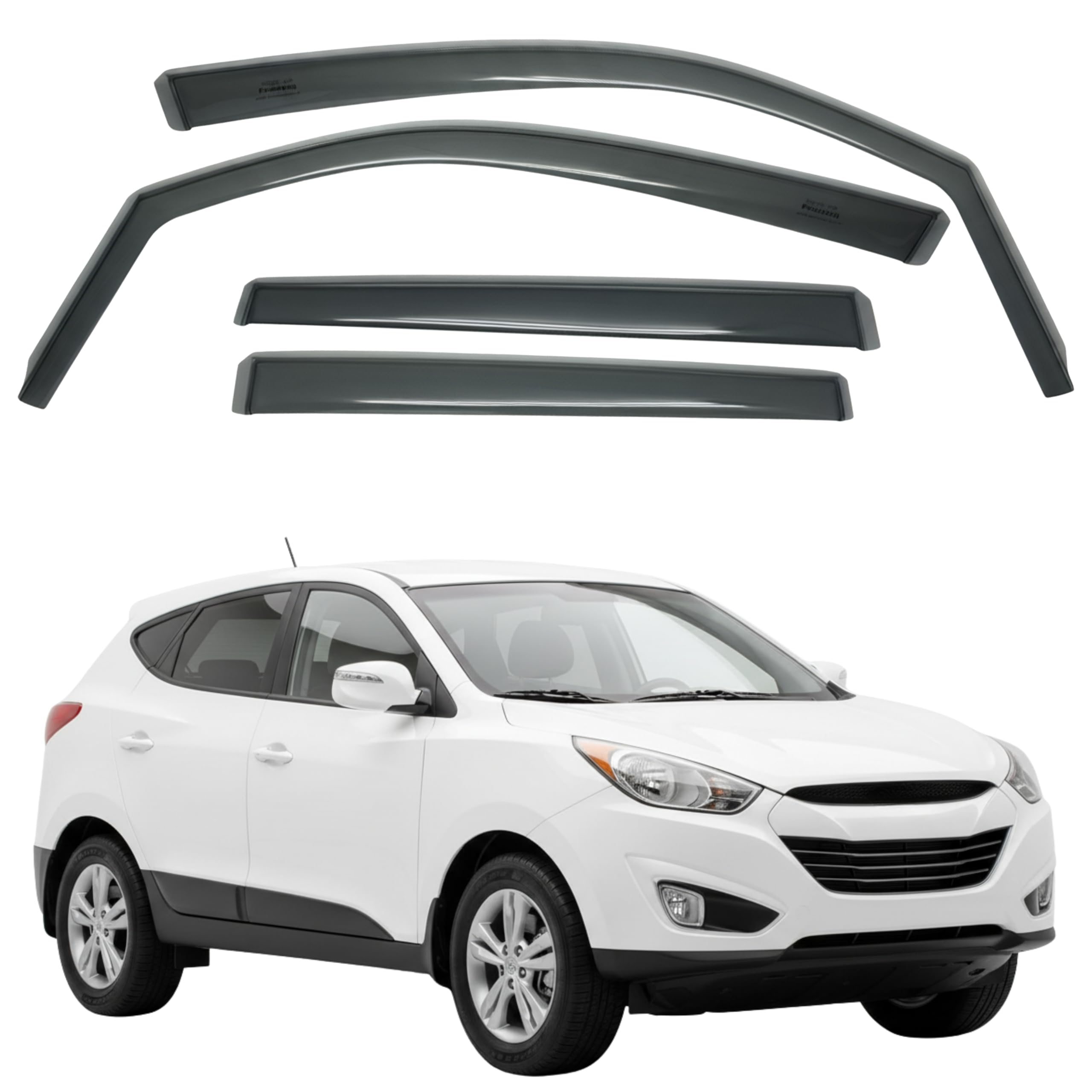 比德堡崁入式晴雨窗【國際標準款】HYUNDAI現代 Tucson ix35 2010.6-2015
