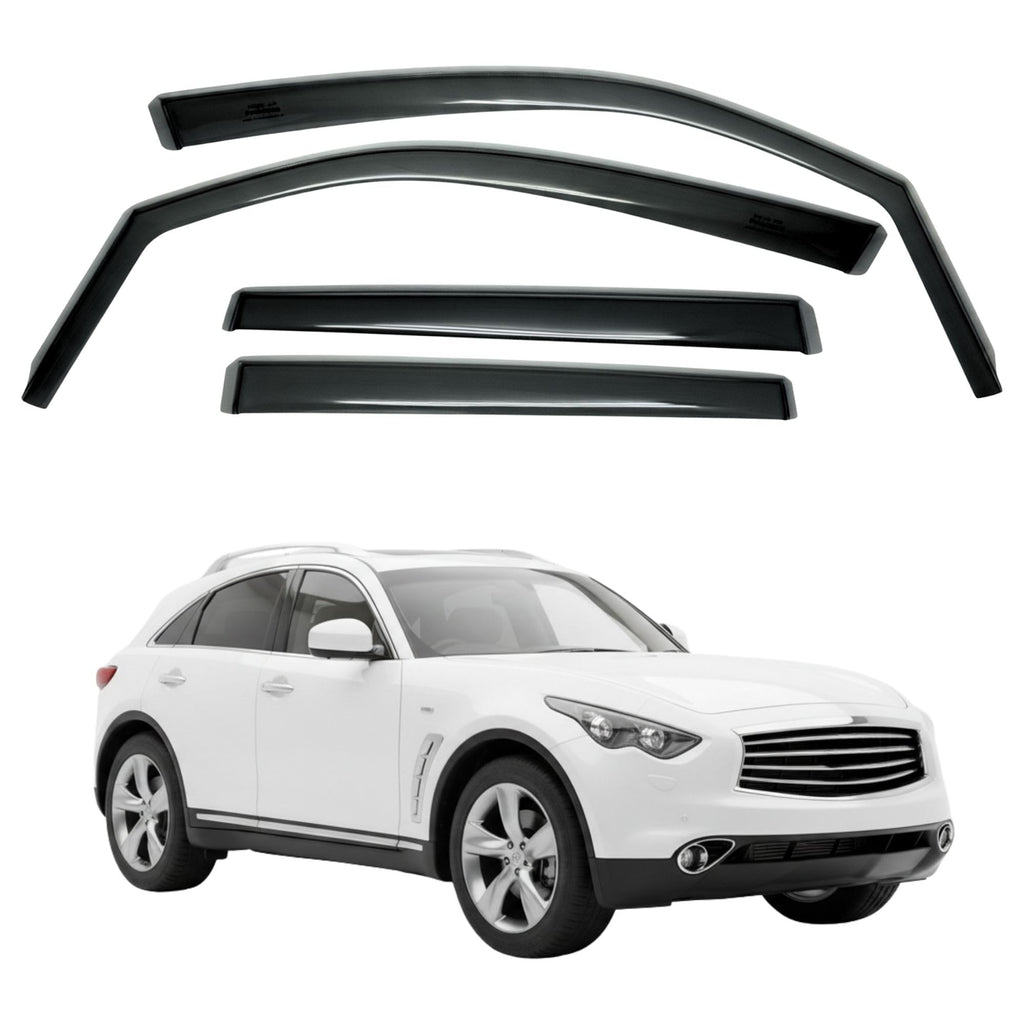 比德堡崁入式晴雨窗【短截款】INFINITI無限 QX70 2014-
