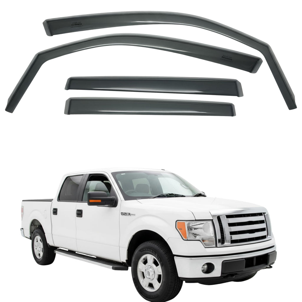 比德堡崁入式晴雨窗【國際標準款】FORD福特 F-150(小) 2002-08(美)2011-(泰)