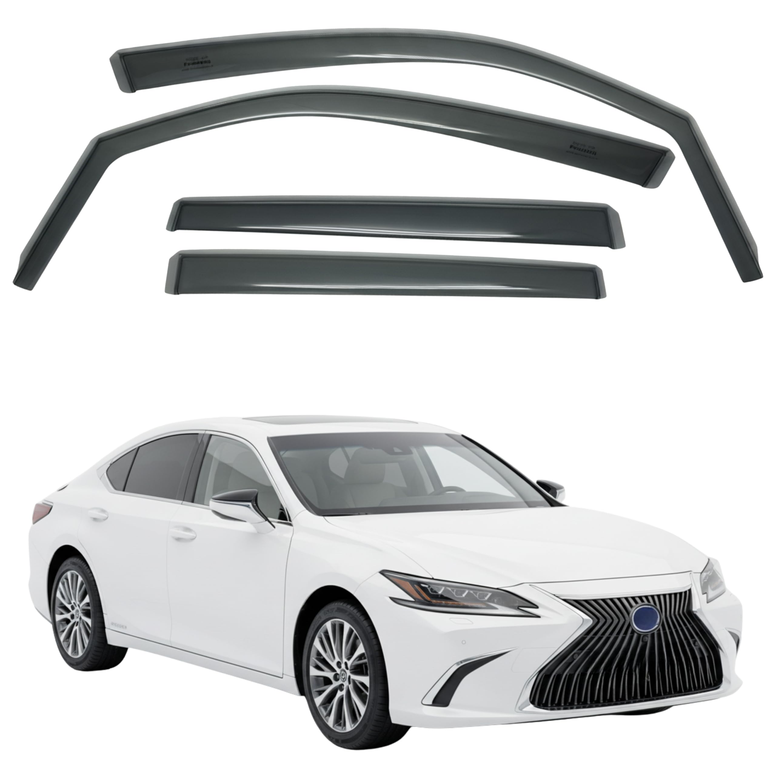 比德堡崁入式晴雨窗【短截款】LEXUS凌志 ES250/ES300h 七代 2019-
