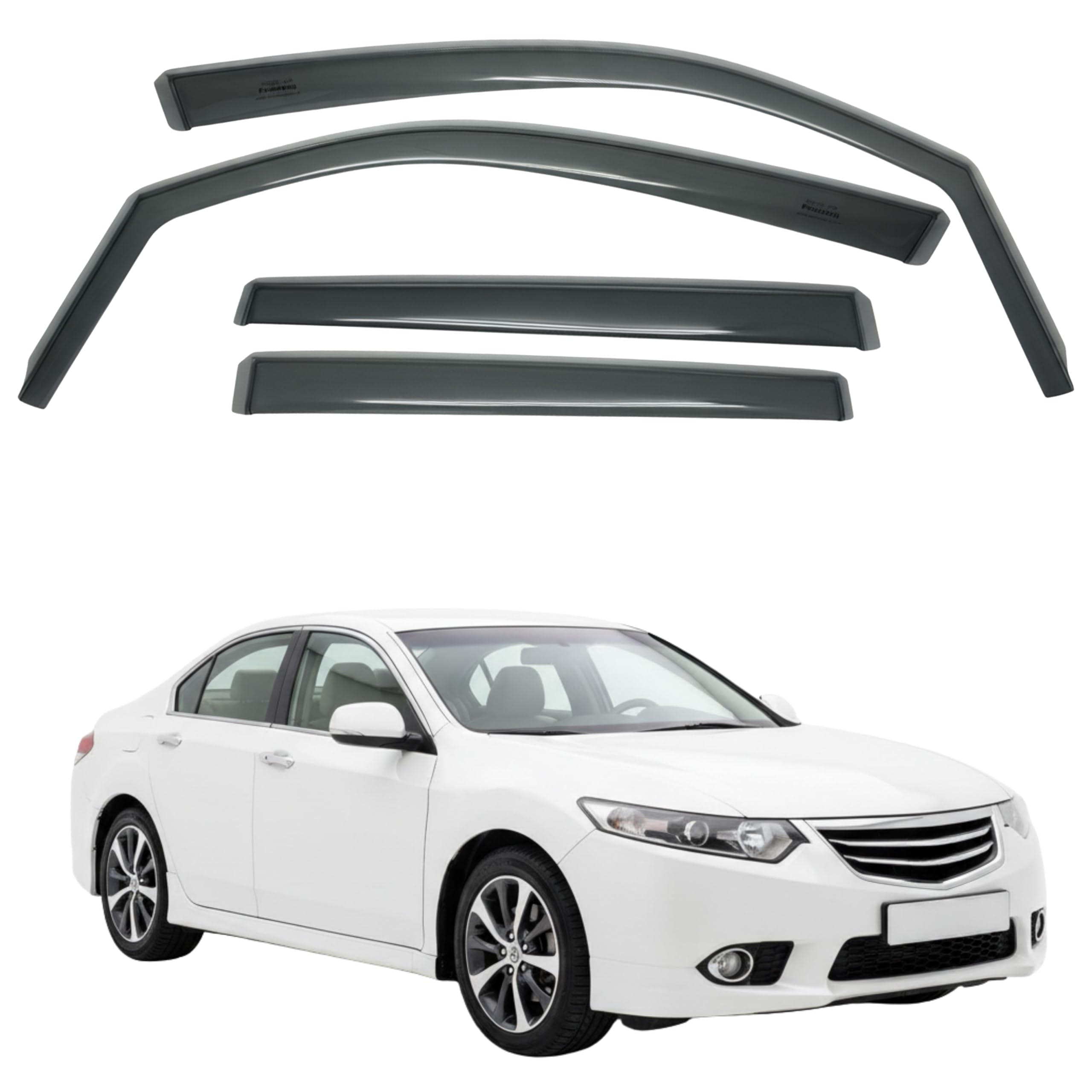比德堡崁入式晴雨窗【短截款】HONDA本田 ACCORD K13 2008-2013