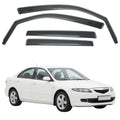 Fresh Air Peterburg Deflectores de ventana de canal [Internacional] MAZDA Mazda 6 4D Gen 1 2002-2007