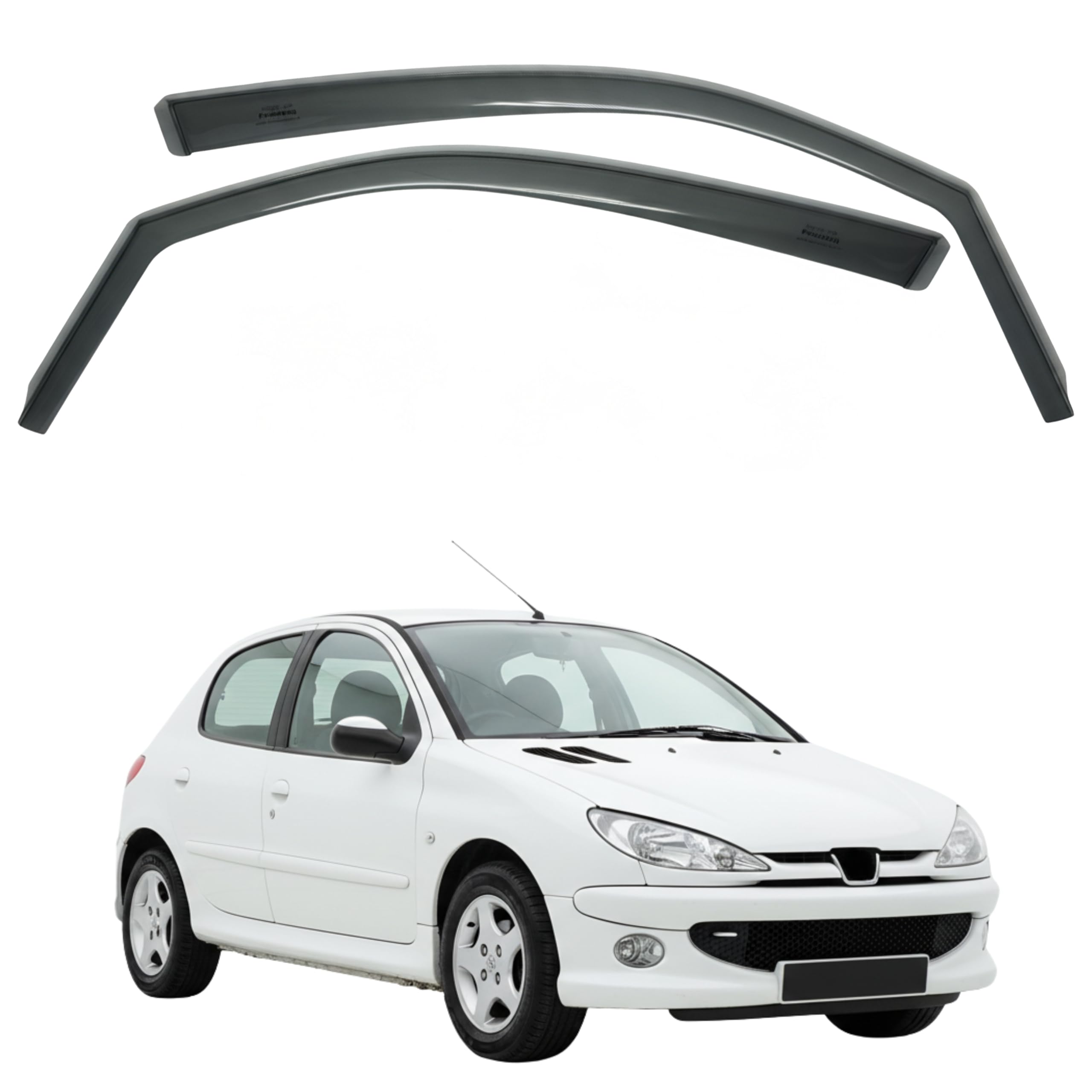 比德堡崁入式晴雨窗【國際標準款】PEUGEOT寶獅 206 5D 1998-2007