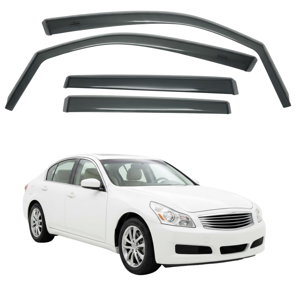比德堡崁入式晴雨窗【短截款】INFINITI無限 G25 / G35 / G37 2007-2015