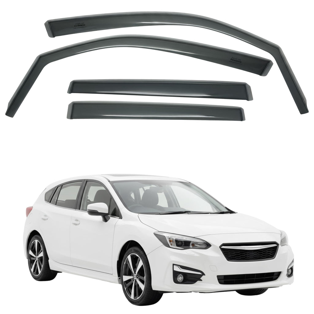 Fresh Air Peterburg Deflectores de ventana de canal [Versión corta] SUBARU XV 5D，LW Series 2017-
