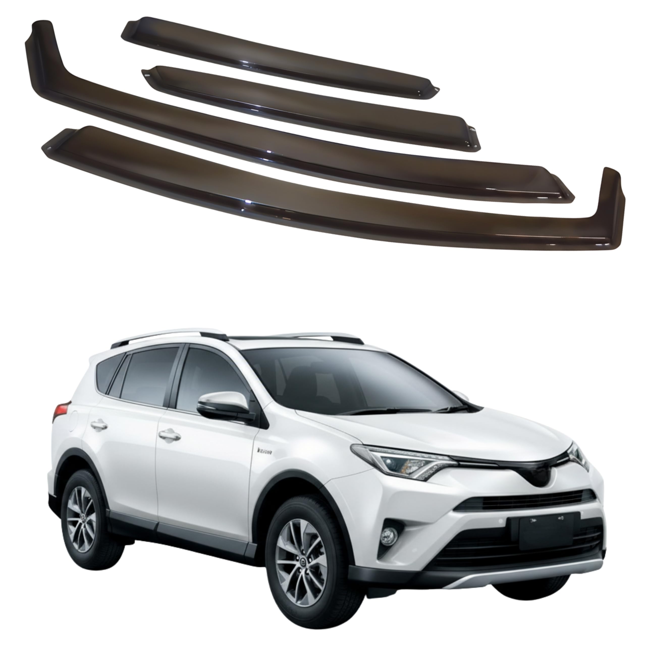 比德堡崁入式晴雨窗【短截款】TOYOTA豐田 RAV4 四代 2013-2018