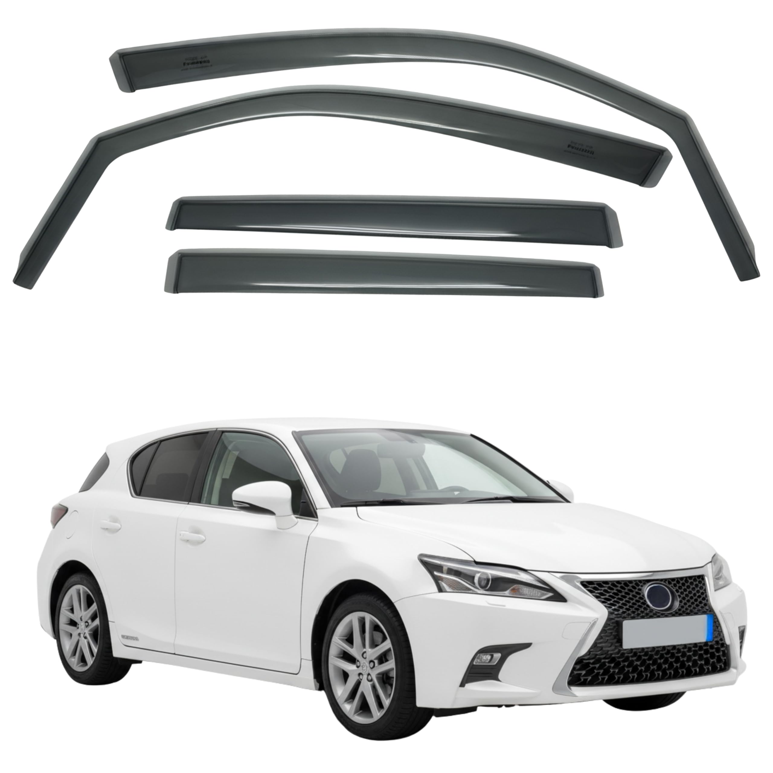 比德堡崁入式晴雨窗【短截款】LEXUS凌志 CT200h 2011-2017