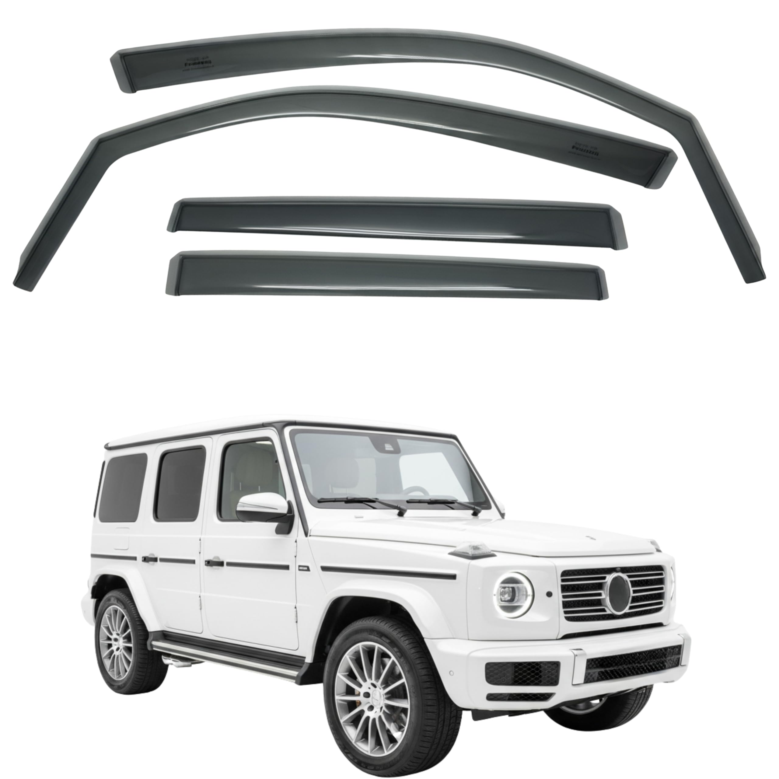 比德堡崁入式晴雨窗【國際標準款】M.BENZ賓士 G-Class/G320/ W463A 5D 2018-2024