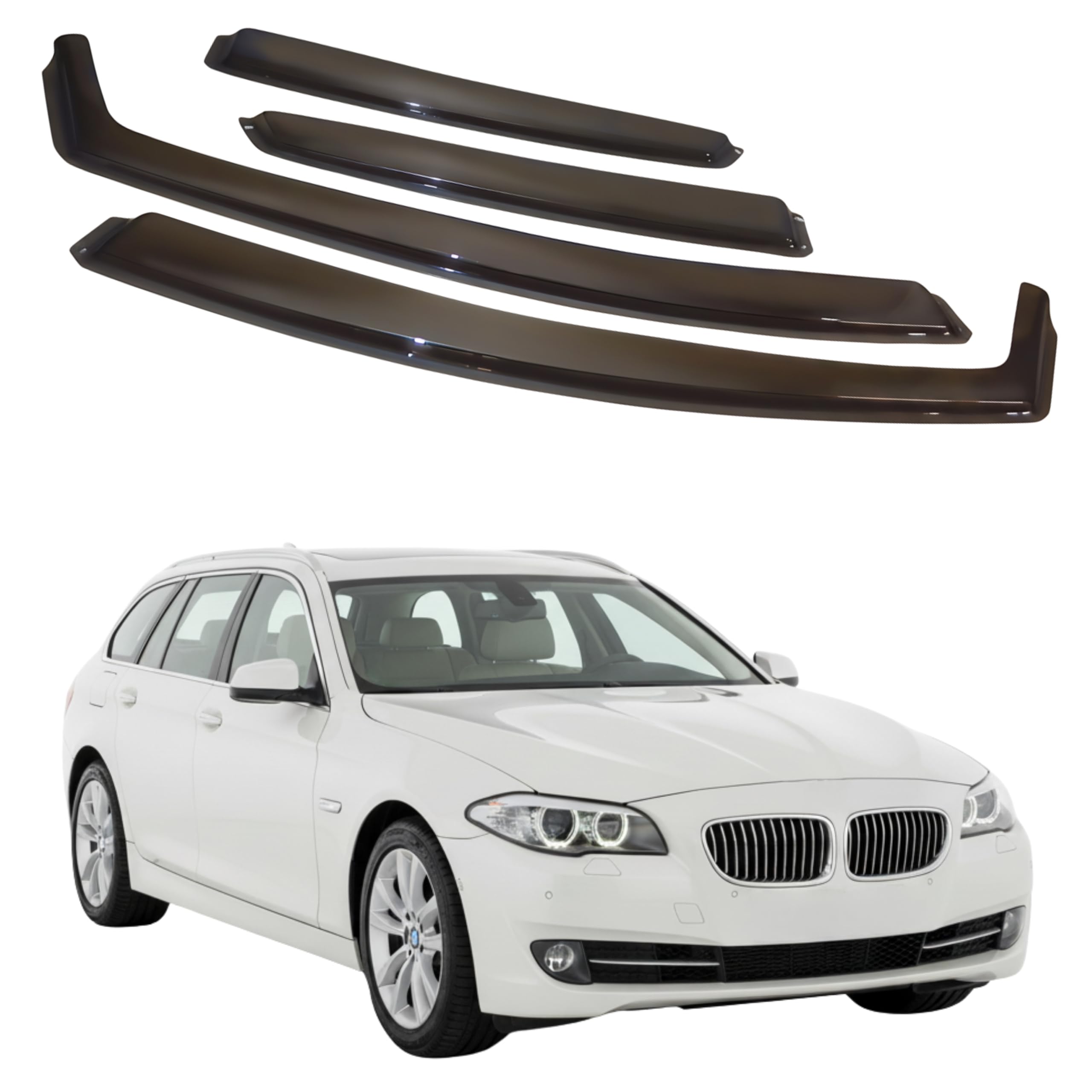比德堡崁入式晴雨窗【國際標準款】BMW寶馬 5 Series F10 4D 520d 2011-2017