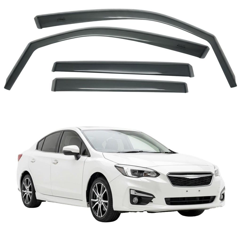 Fresh Air Peterburg Deflectores de ventana de canal [Versión corta] SUBARU IMPREZA 4D，LW Series 2017-