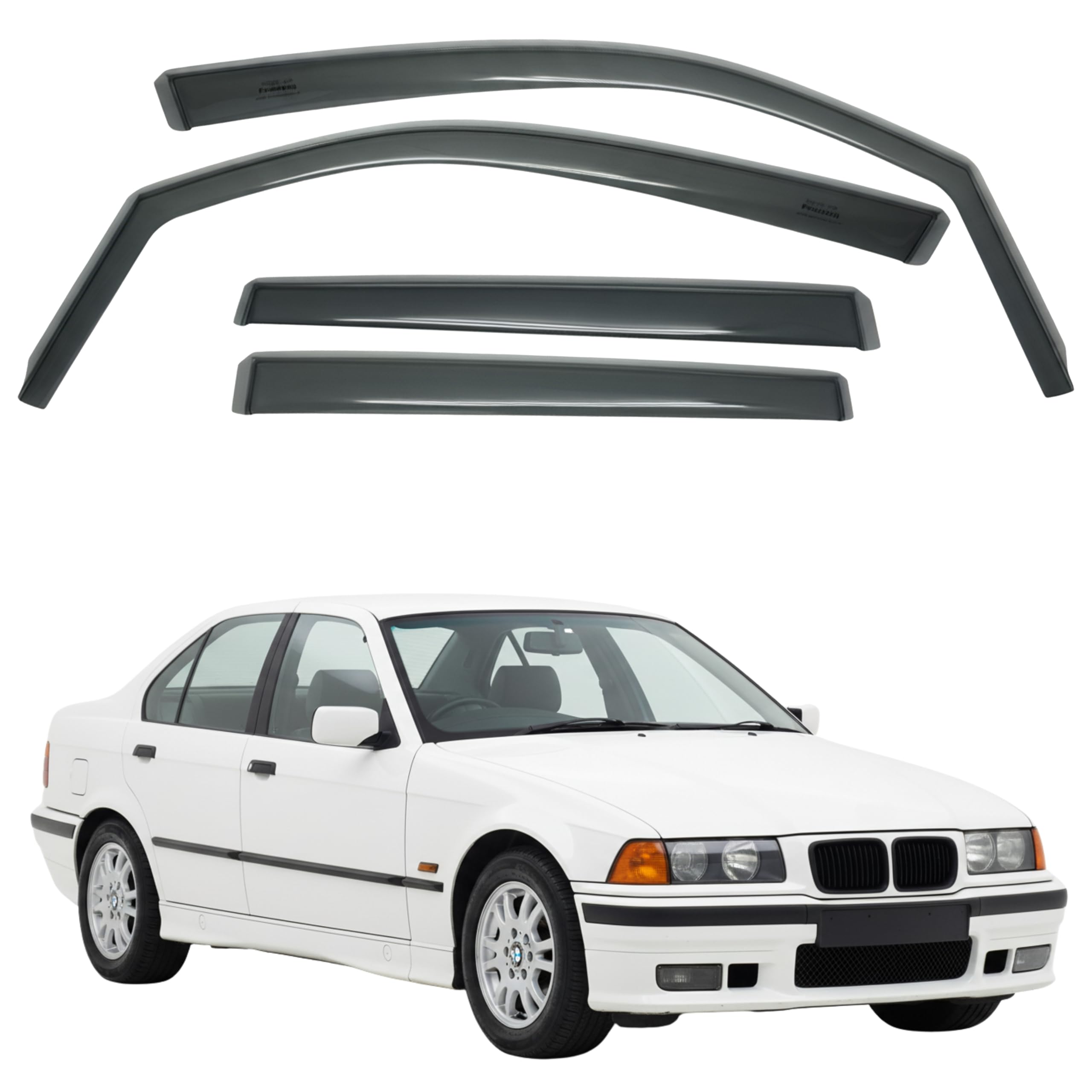 比德堡崁入式晴雨窗【短截款】BMW寶馬 3 Series E36 318ise 1991-1998