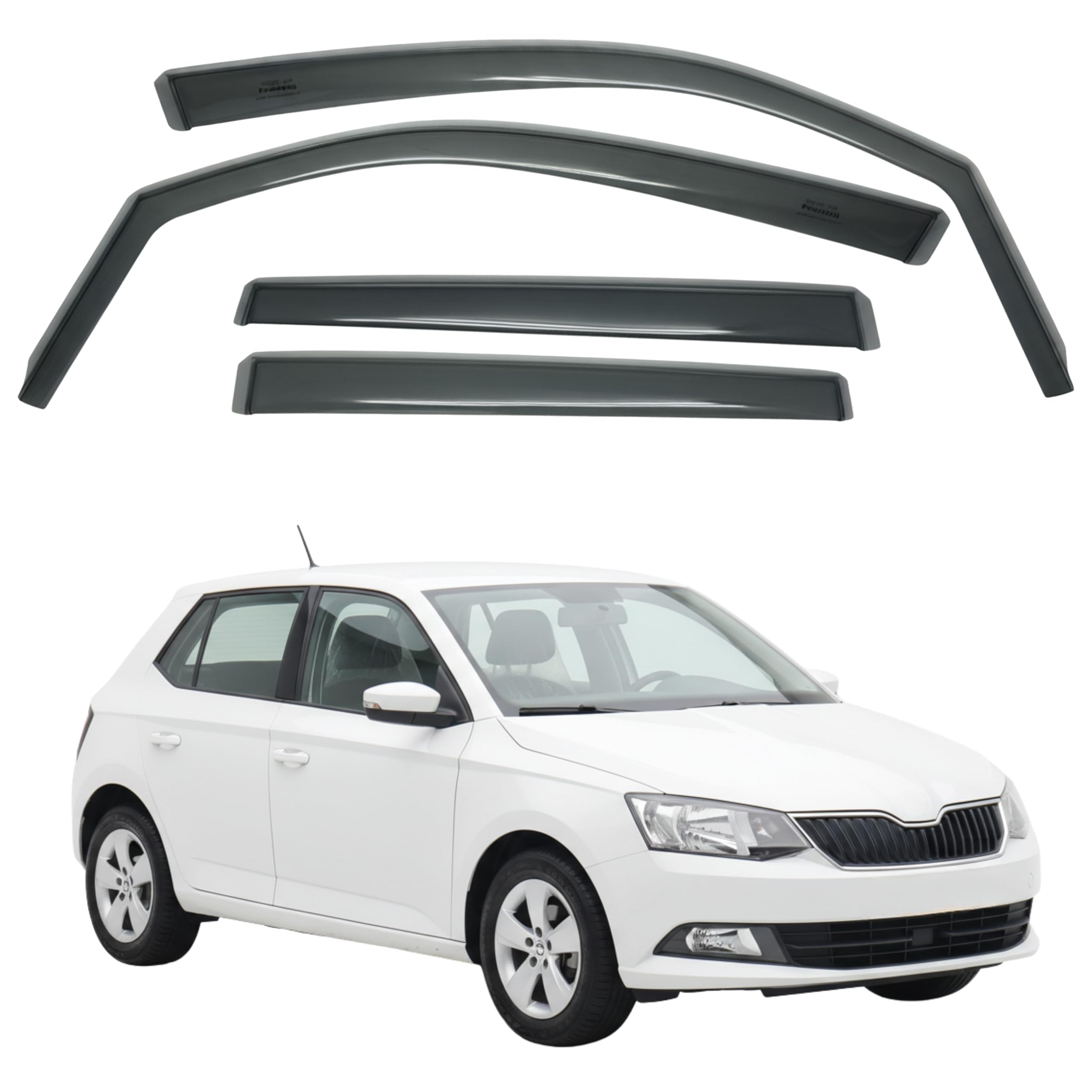 比德堡崁入式晴雨窗【短截款】SKODA斯哥達 FABIA Combi 三代 2015-2021