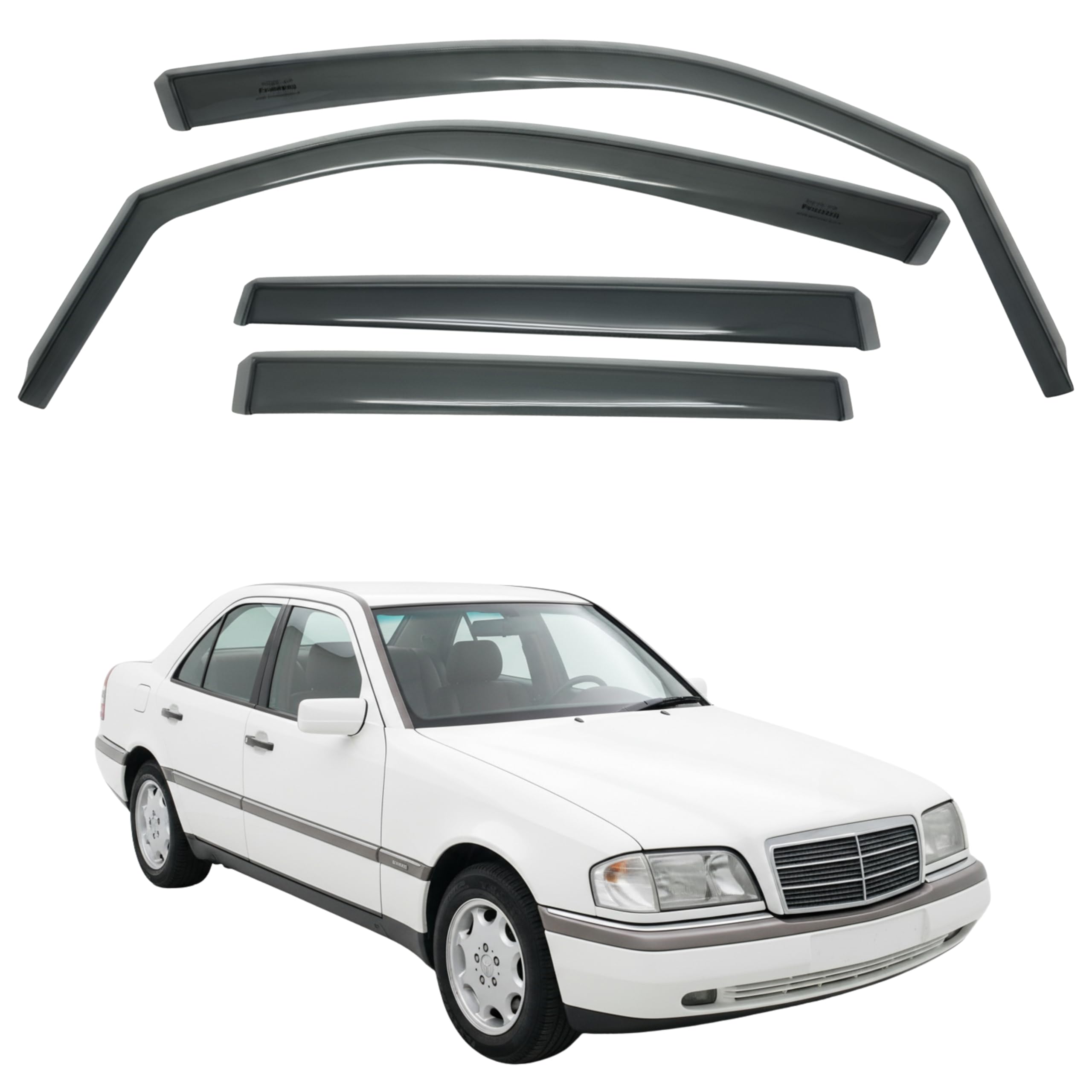 Fresh Air Peterburg In-Channel-Windabweiser [Kurzversion] M.BENZ C-Class/C220/ W202 1993-2000