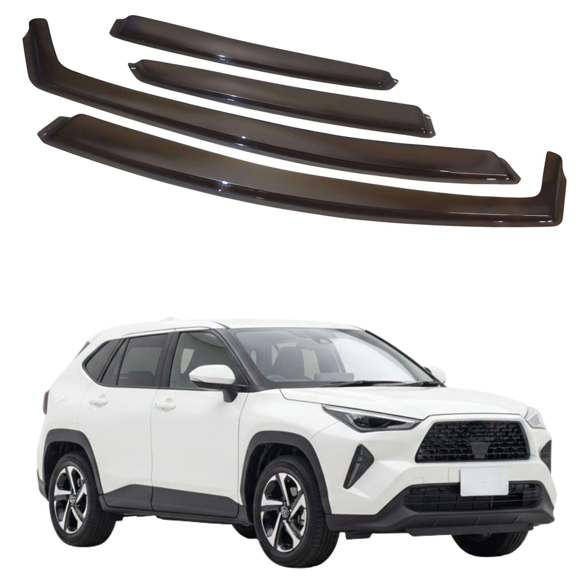 Fresh Air Peterburg In-Channel Window Visors [Short-Length] TOYOTA YARIS CROSS 2023+
