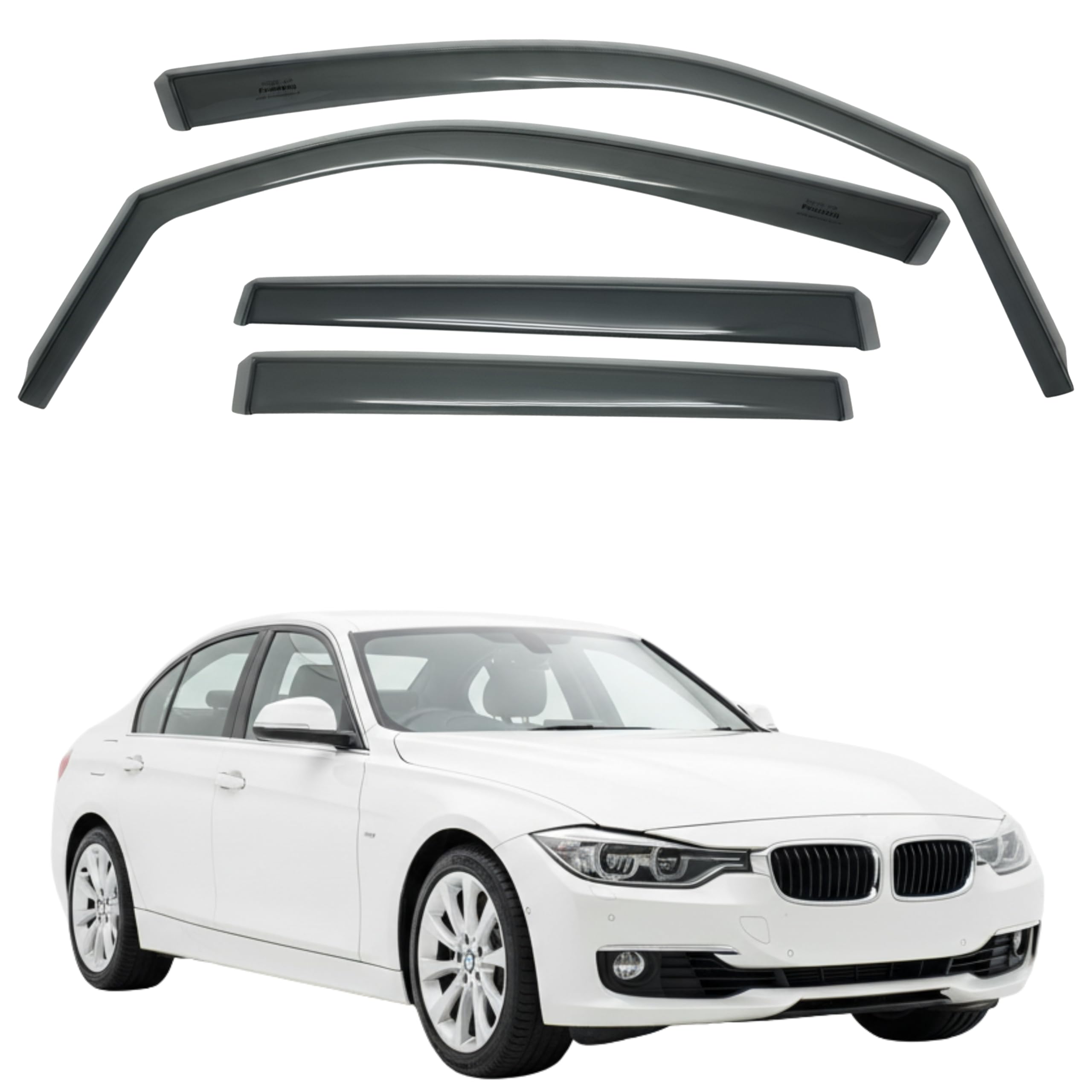 比德堡崁入式晴雨窗【短截款】BMW寶馬 3 Series F30 4D 328i 318D 2012/2-2018