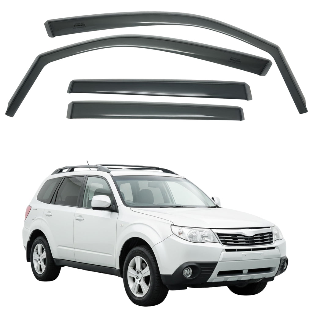 Fresh Air Peterburg Deflectores de ventana de canal [Versión corta] SUBARU FORESTER Gen 3 2008-2012