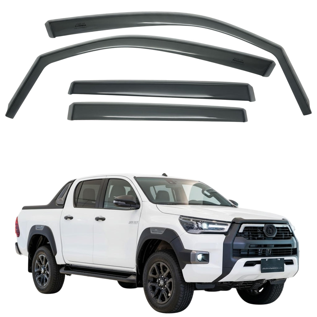 比德堡崁入式晴雨窗【國際標準款】TOYOTA豐田 HILUX 2019/7-