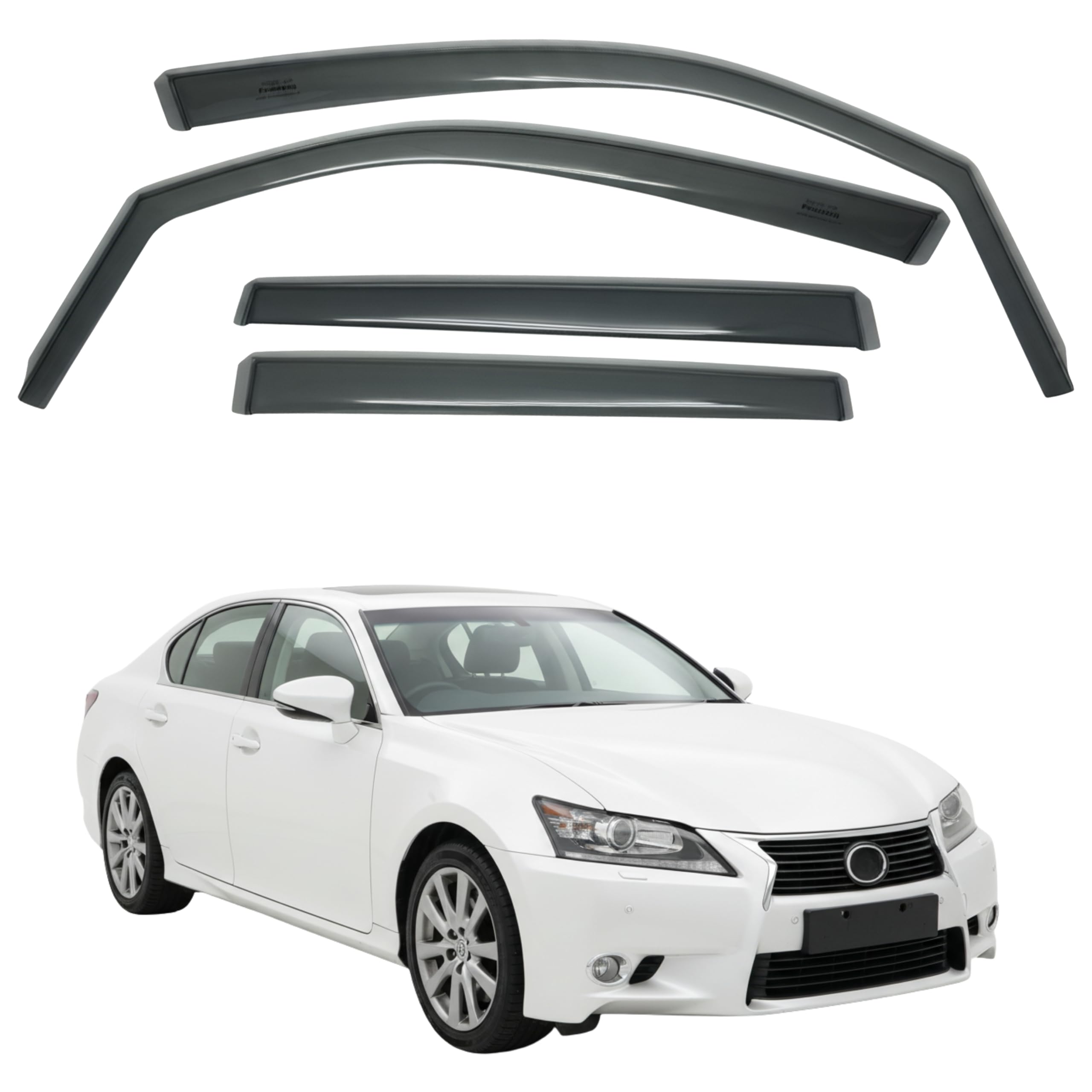 比德堡崁入式晴雨窗【國際標準款】LEXUS凌志 GS350/GS250/GS200 2012.4-