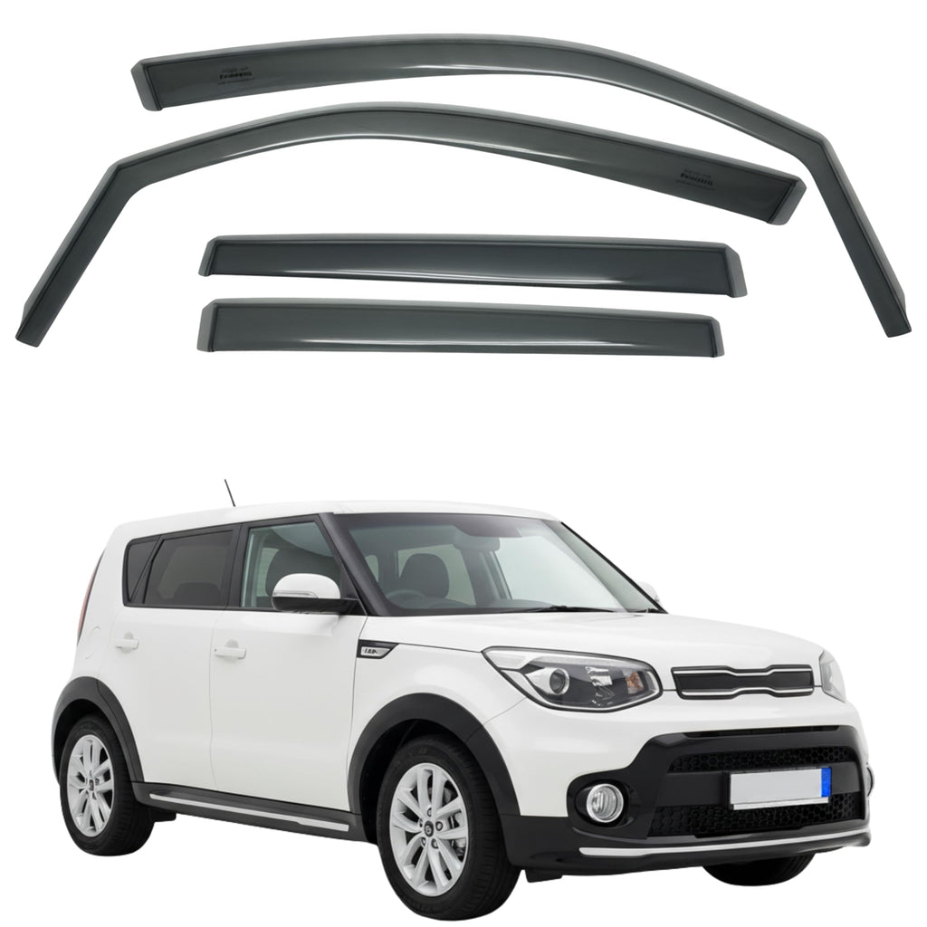Fresh Air Peterburg Deflectores de ventana de canal [Internacional] KIA SOUL Gen 2 2014-2019
