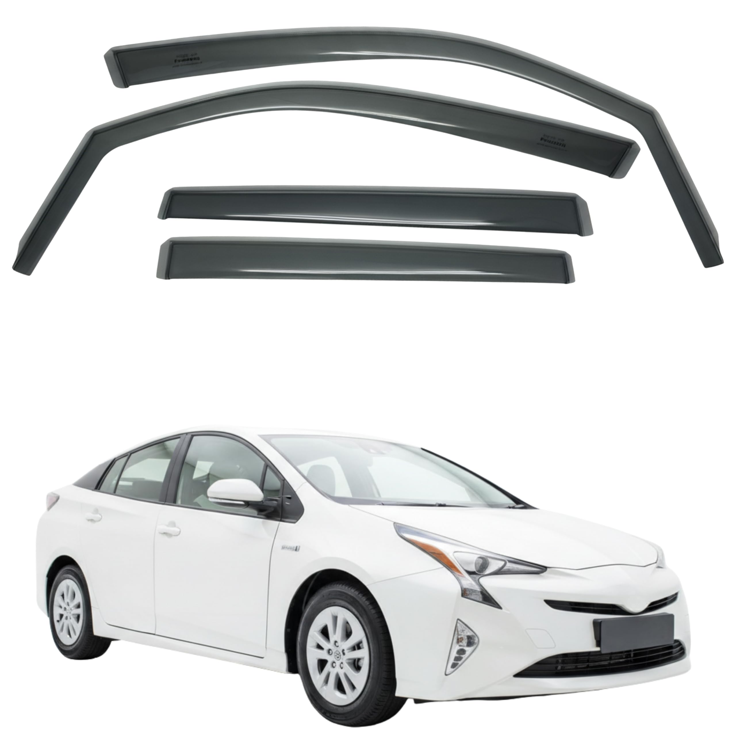 比德堡崁入式晴雨窗【短截款】TOYOTA豐田 PRIUS 1.8 四代，LW系列 /PHV 2016-2022