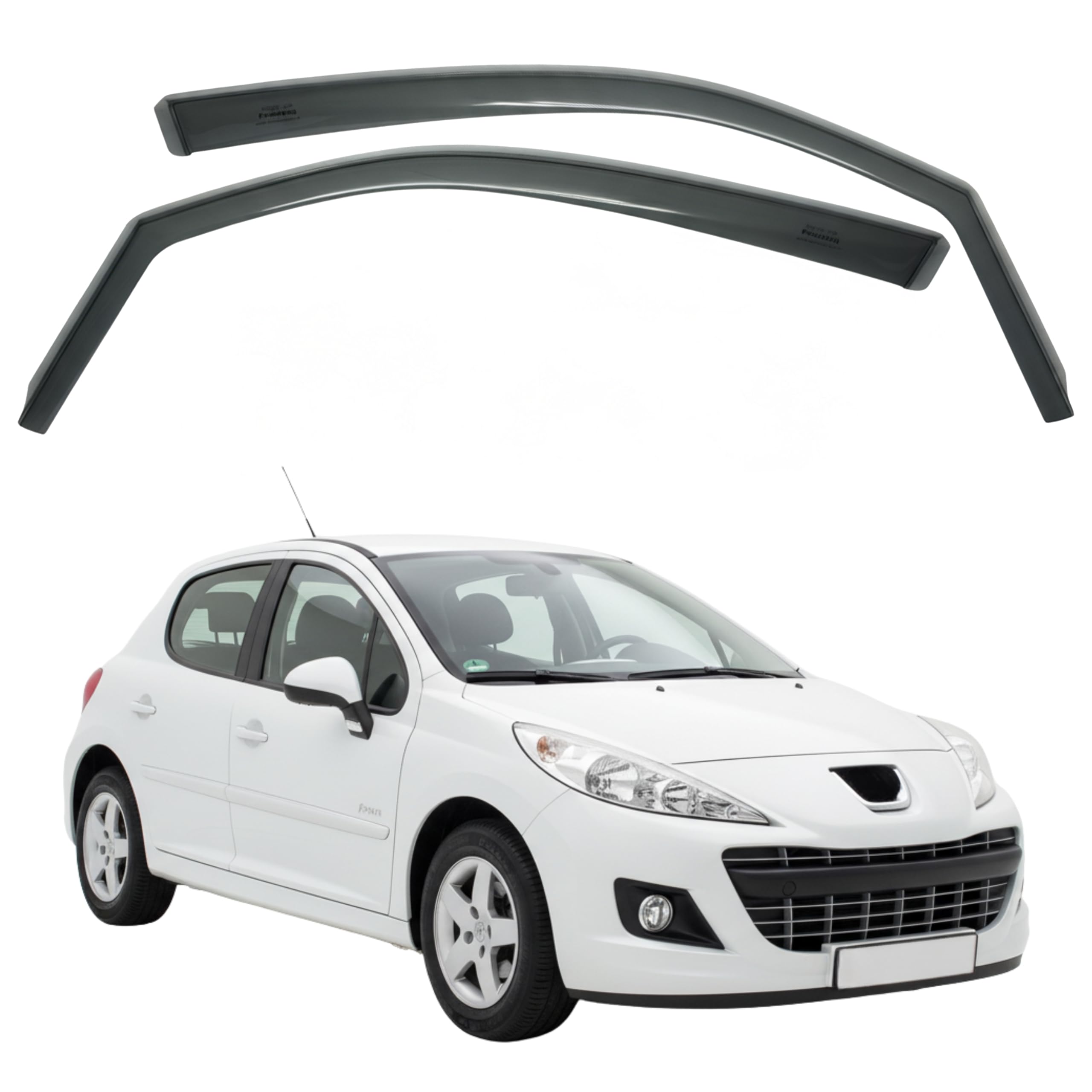 比德堡崁入式晴雨窗【國際標準款】PEUGEOT寶獅 207 5D 2007-