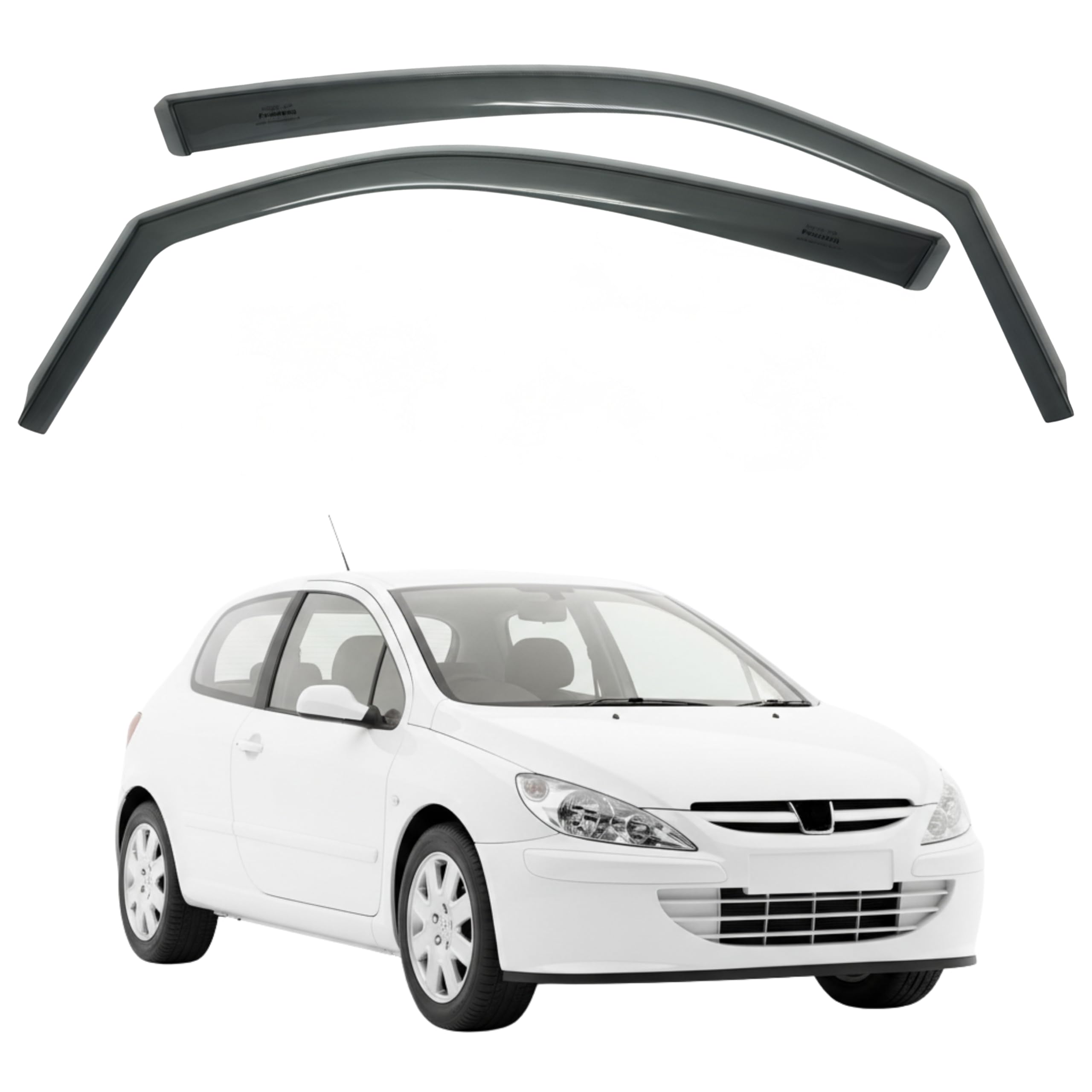 比德堡崁入式晴雨窗【短截款】PEUGEOT寶獅 307 2D/3D 2001-