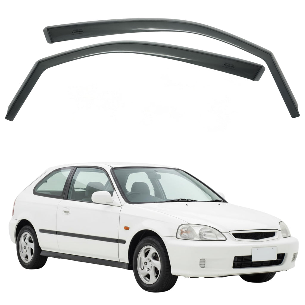 Fresh Air Peterburg In-Channel-Windabweiser [Kurzversion] HONDA CIVIC K8/3D 1996-2001