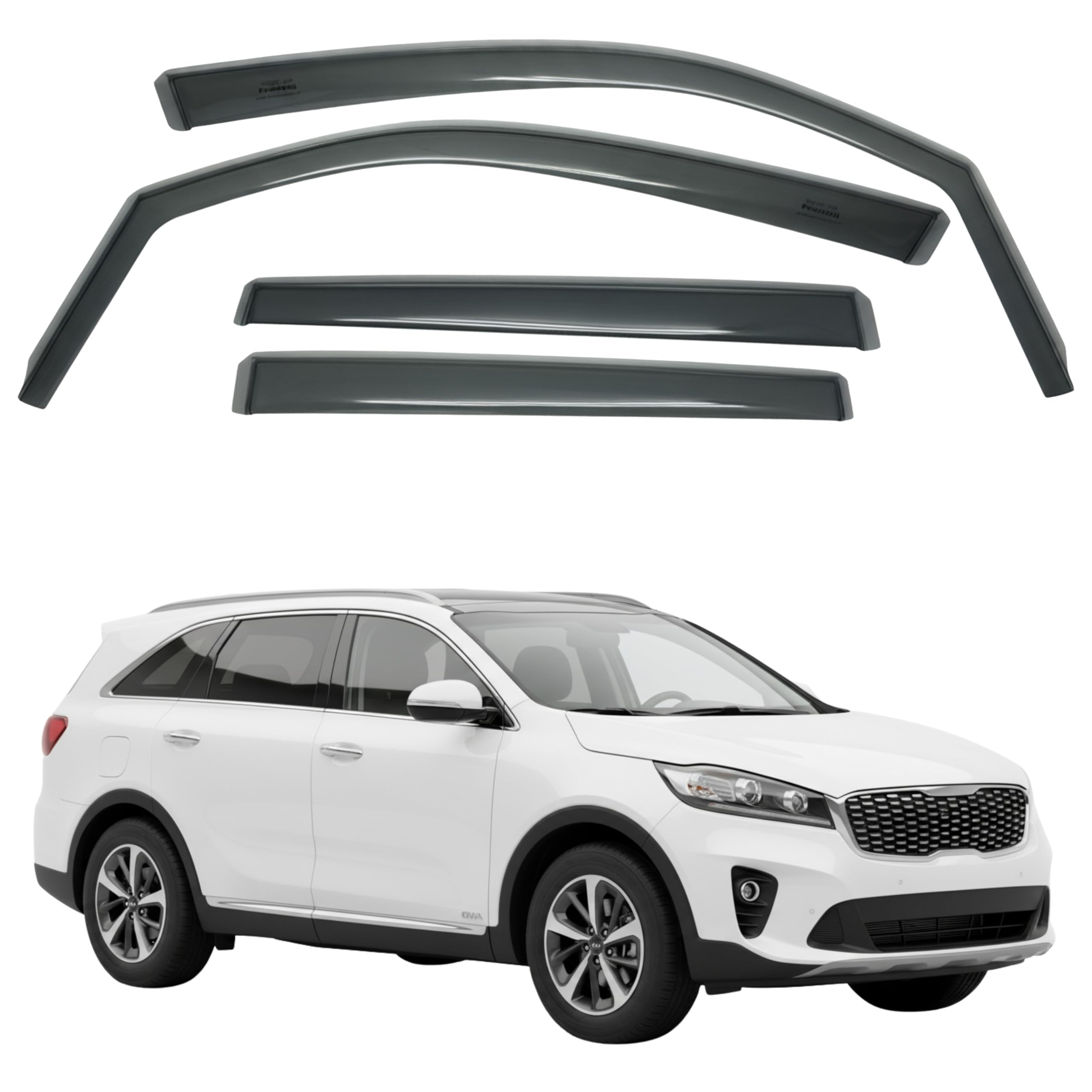 比德堡崁入式晴雨窗【短截款】KIA起亞 SORENTO 三代 2018-2020