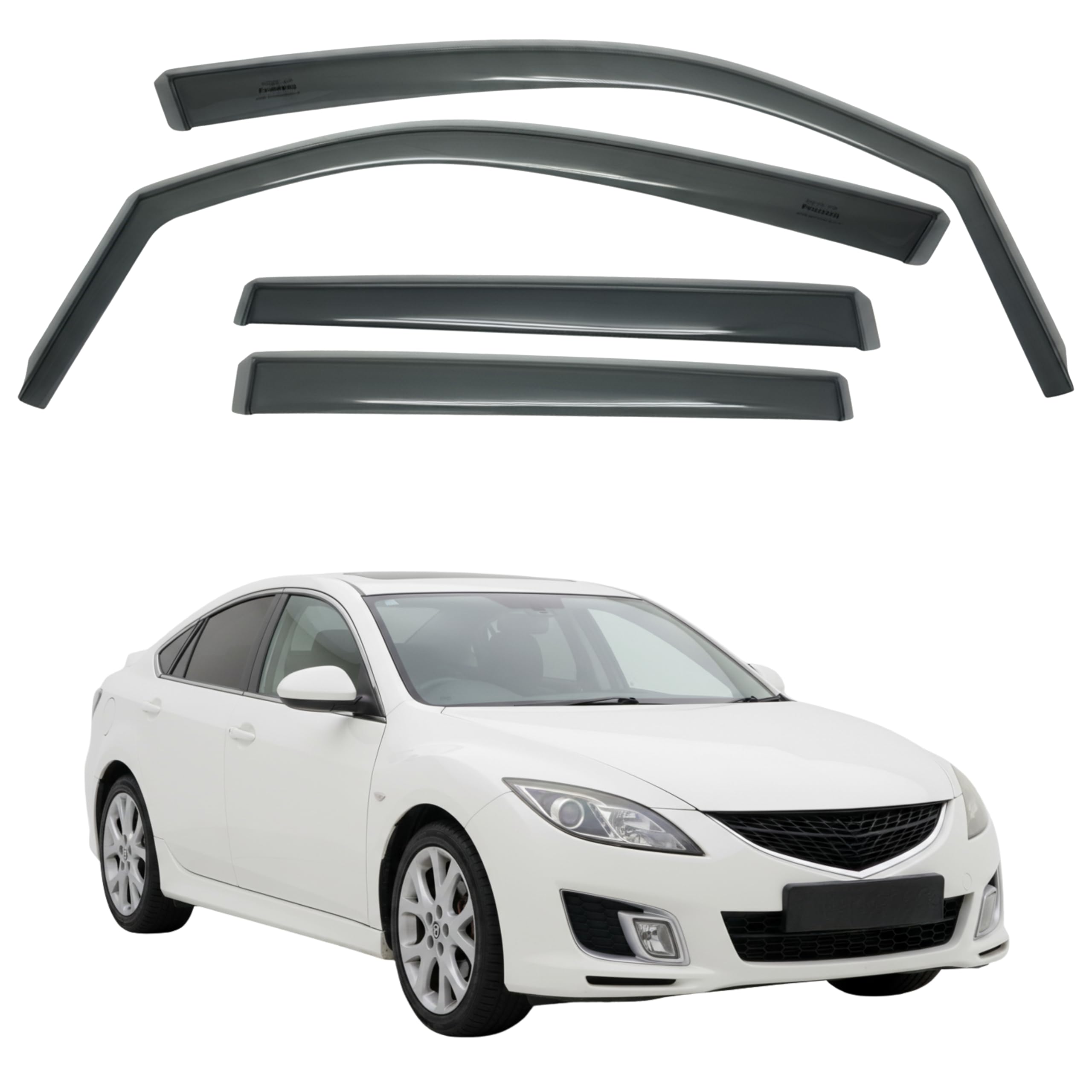比德堡崁入式晴雨窗【短截款】MAZDA馬自達 Mazda 6 4D 二代 2008-2013