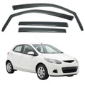 Fresh Air Peterburg Deflectores de ventana de canal [Versión corta] MAZDA Mazda 2 5D 2008-2015.8