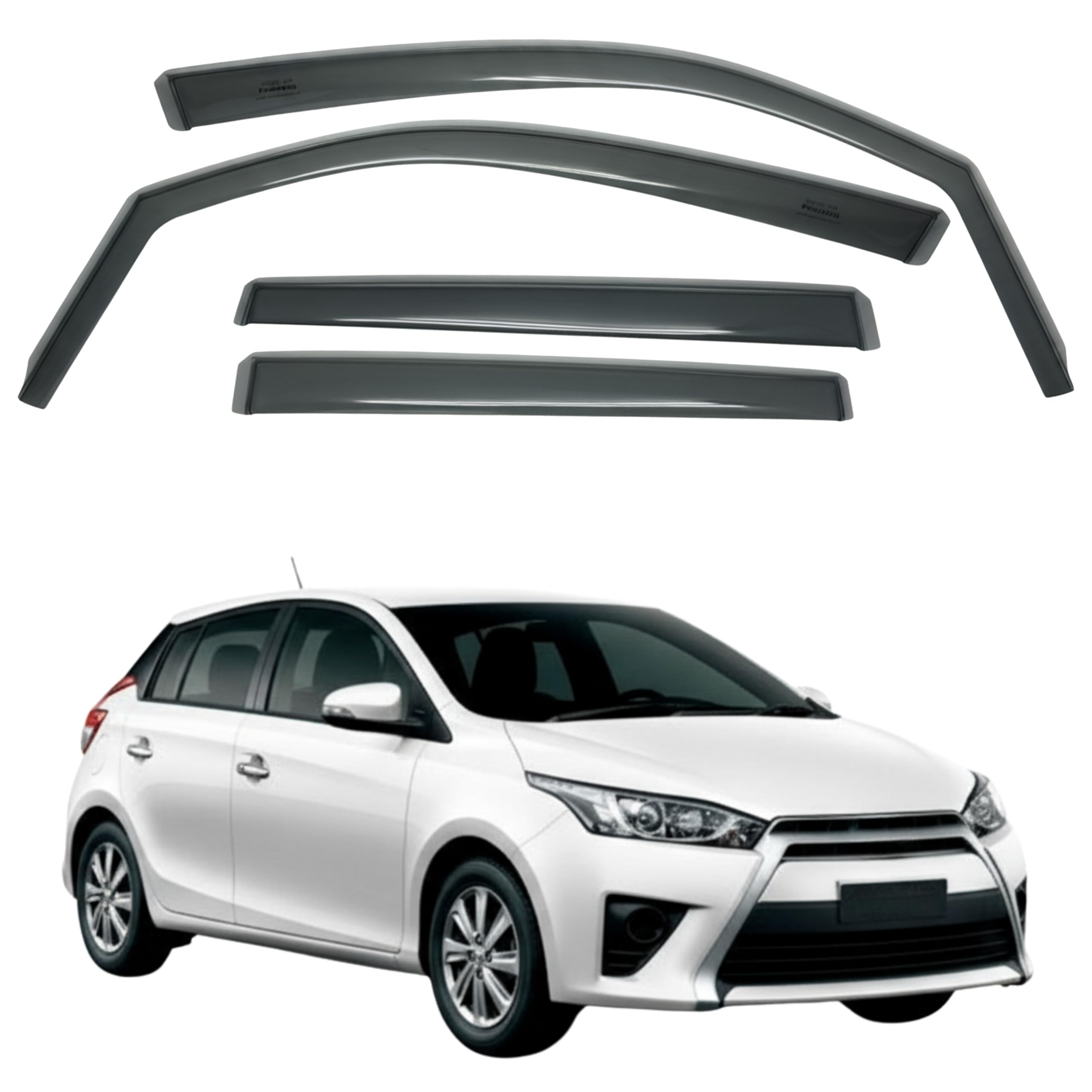 Fresh Air Peterburg In-Channel Window Visors [Short-Length] TOYOTA YARIS 2018/6-2023/6