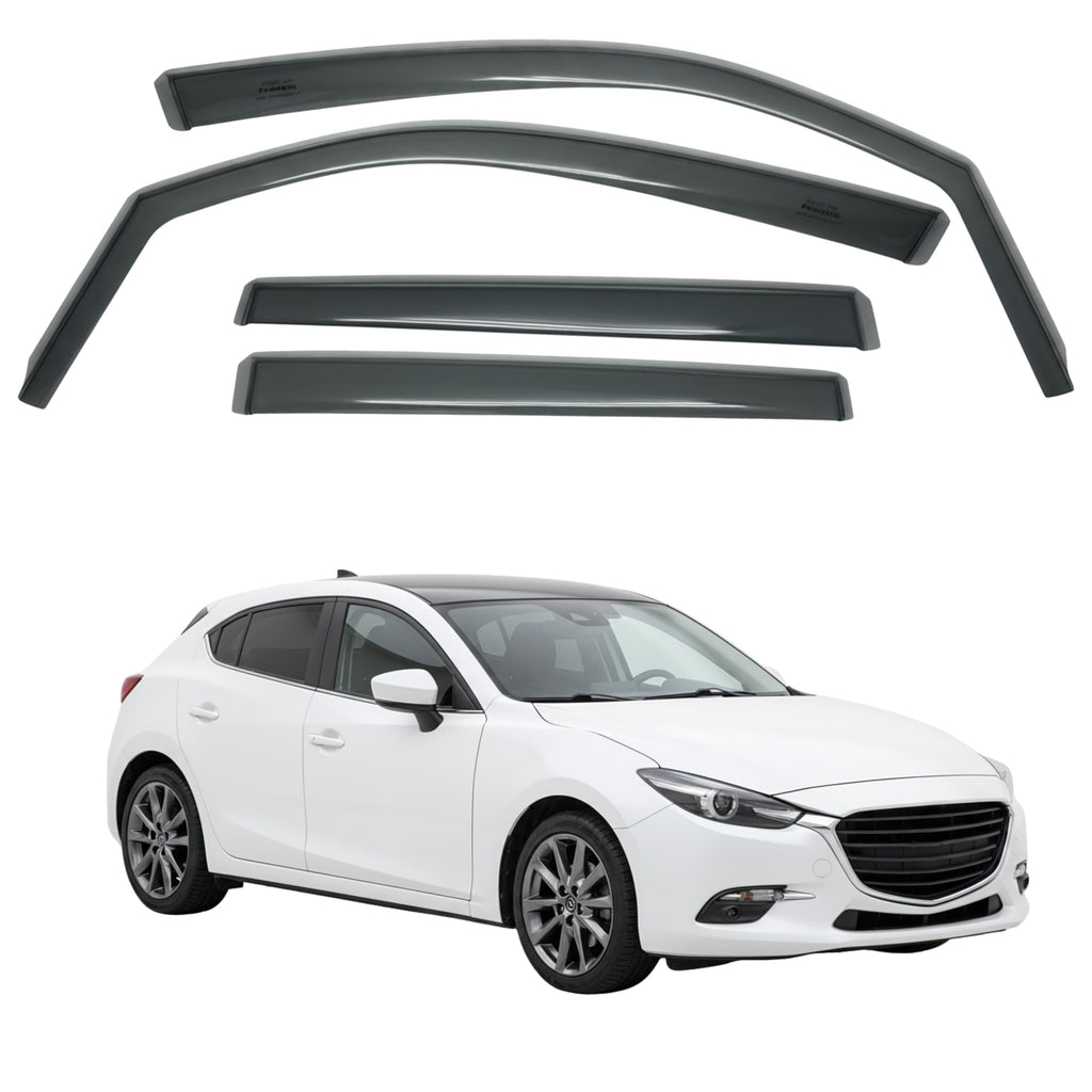 Fresh Air Peterburg Deflectores de ventana de canal [Internacional] MAZDA Mazda 3 5D Gen 3 2015-2018