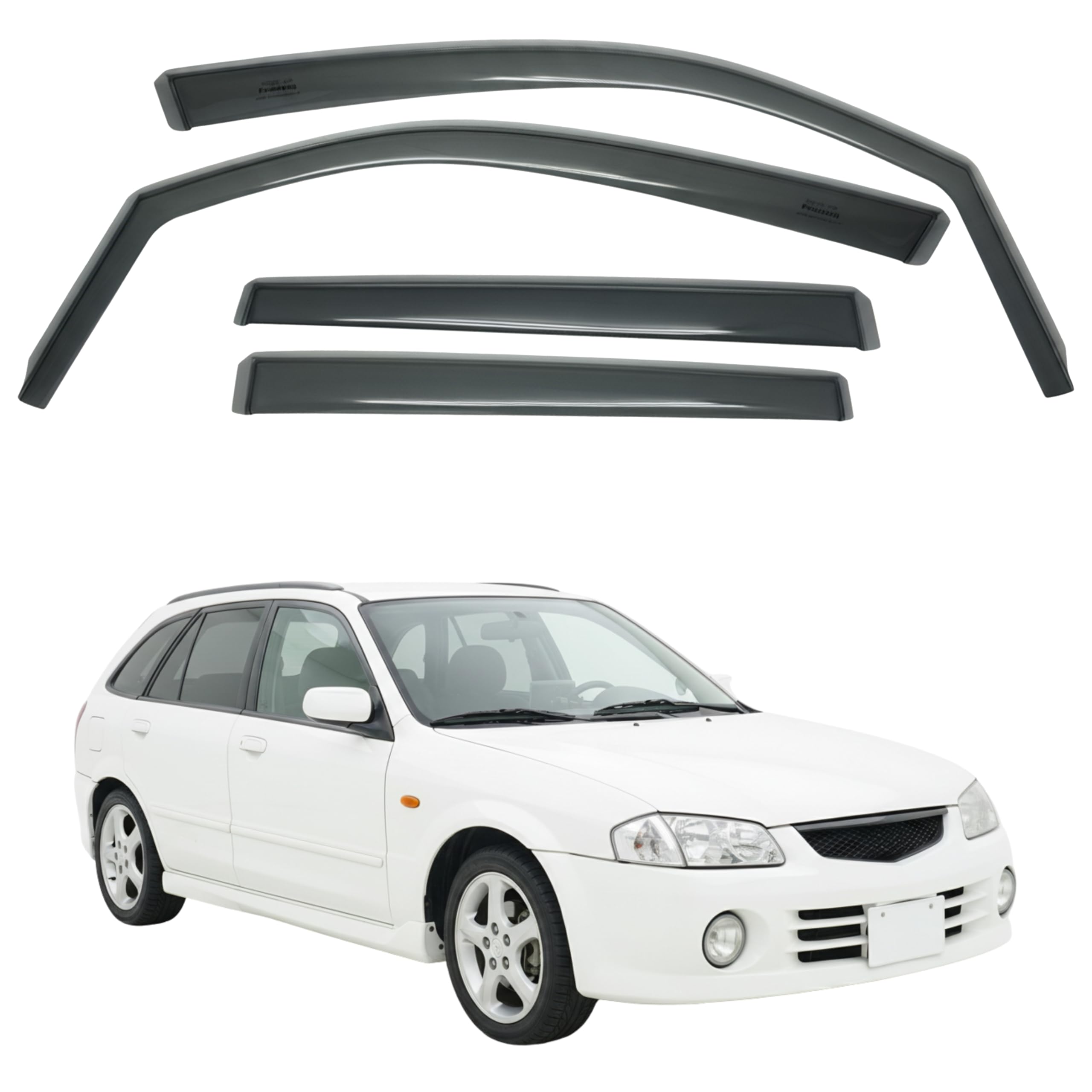 比德堡崁入式晴雨窗【國際標準款】MAZDA馬自達 ISAMU 2000-2007
