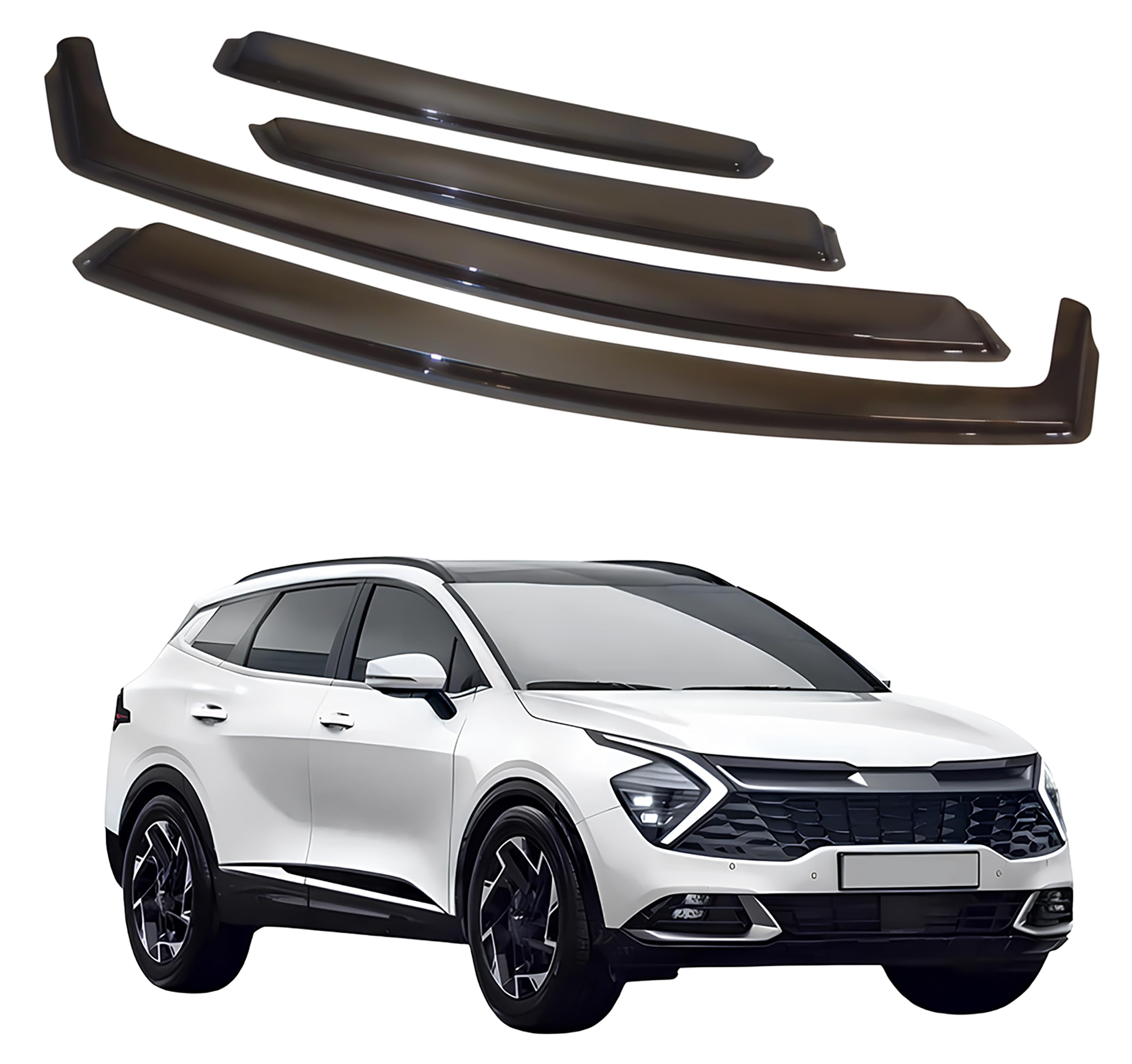 比德堡崁入式晴雨窗【短截款】KIA起亞 Sportage NQ5 第五代 2022-