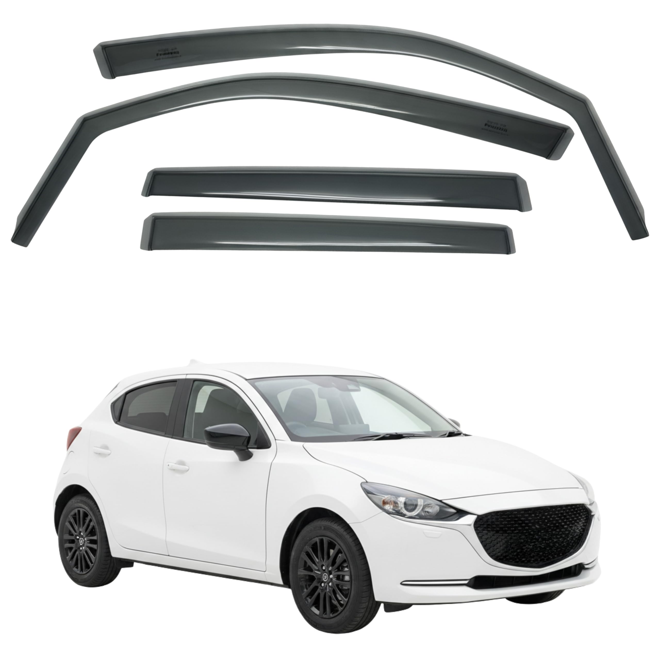 比德堡崁入式晴雨窗【國際標準款】MAZDA馬自達 Mazda 2 5D 2015.9-