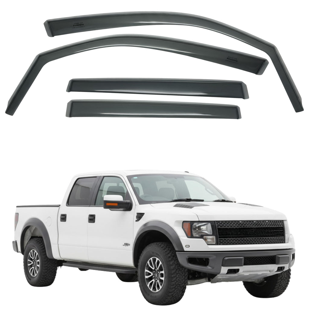 比德堡崁入式晴雨窗【國際標準款】FORD福特 F-150(大) 2011-2014