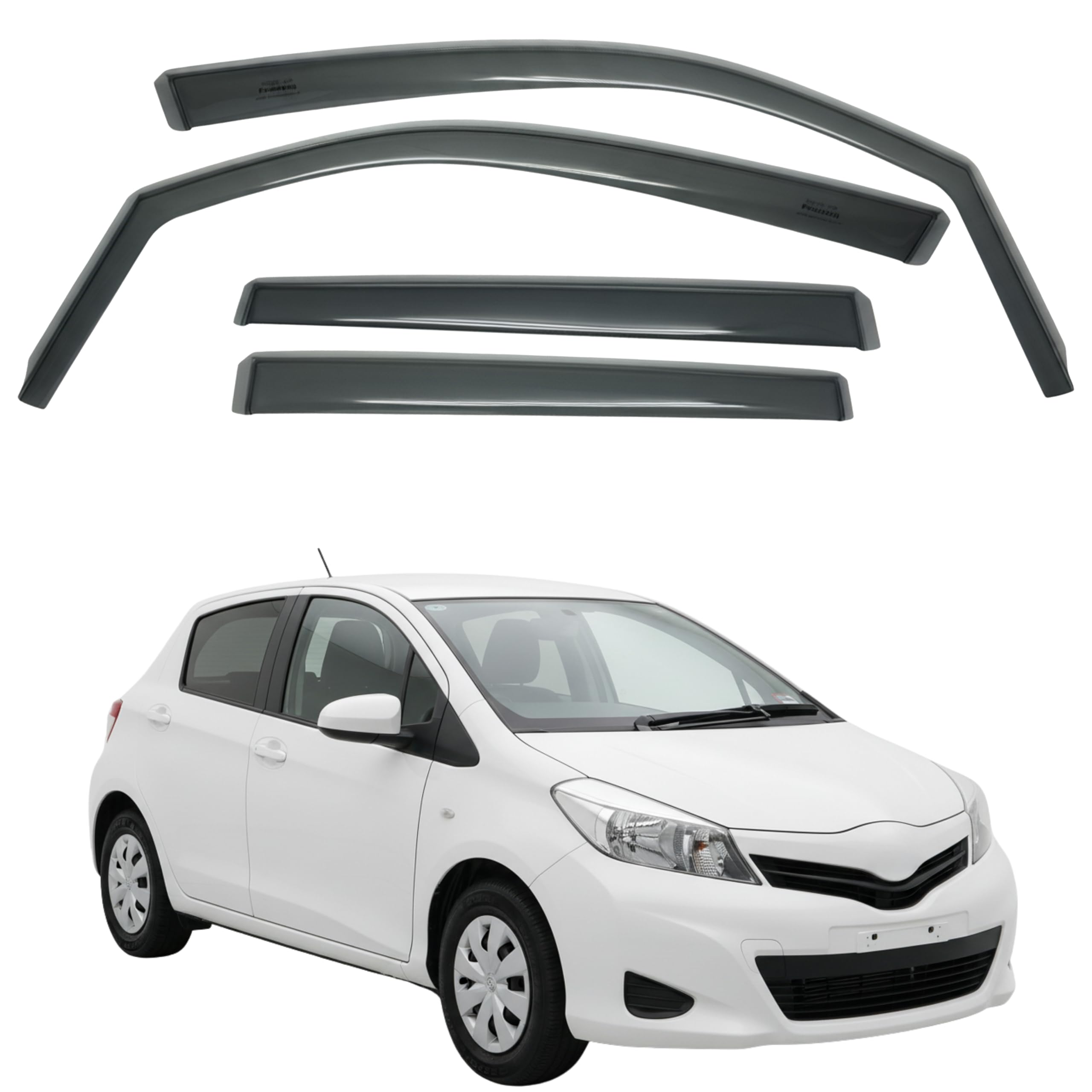 Fresh Air Peterburg In-Channel Window Visors [Short-Length] TOYOTA YARIS 2006-2014.9