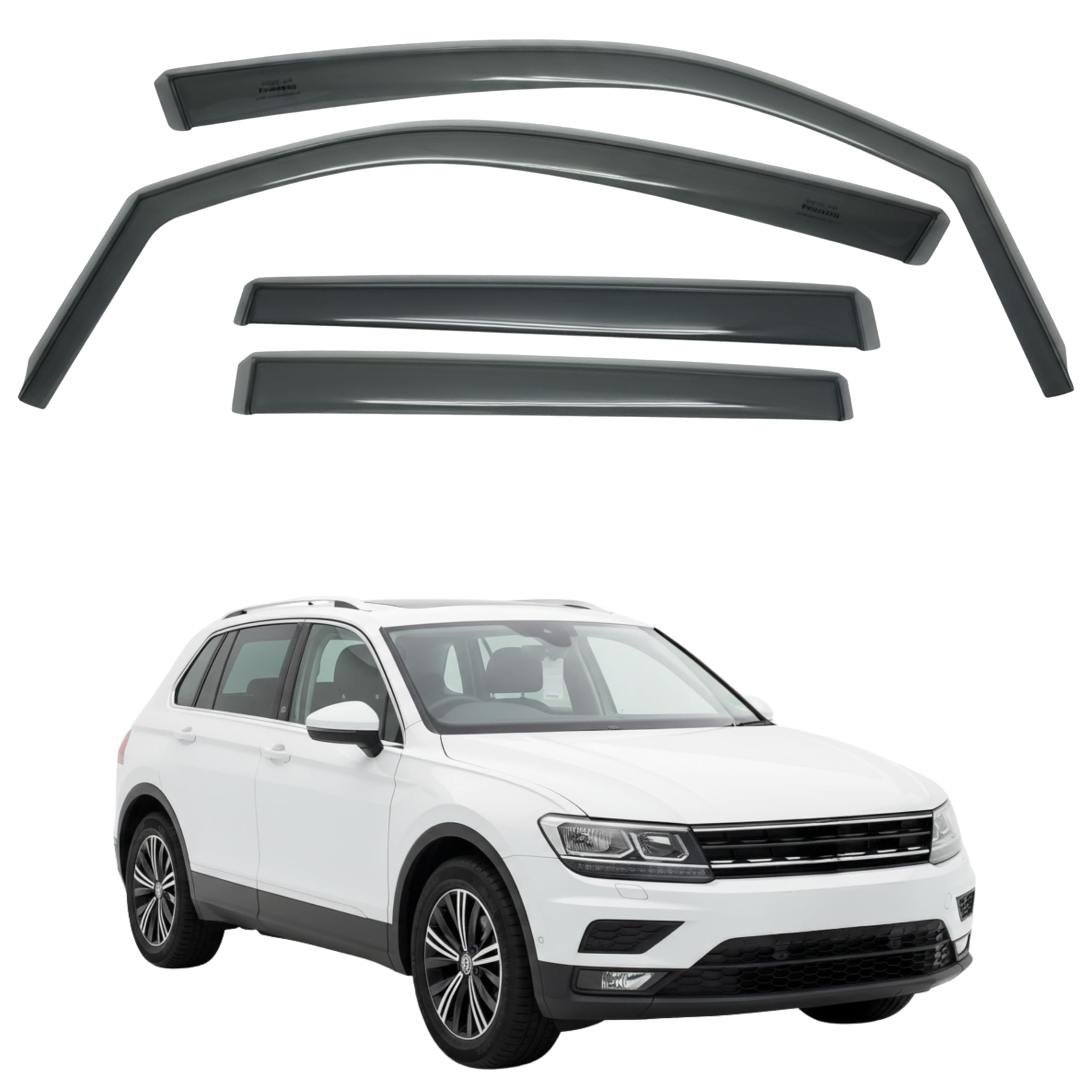 比德堡崁入式晴雨窗【短截款】VW福斯 TIGUAN Allspace (七人座) 2018-
