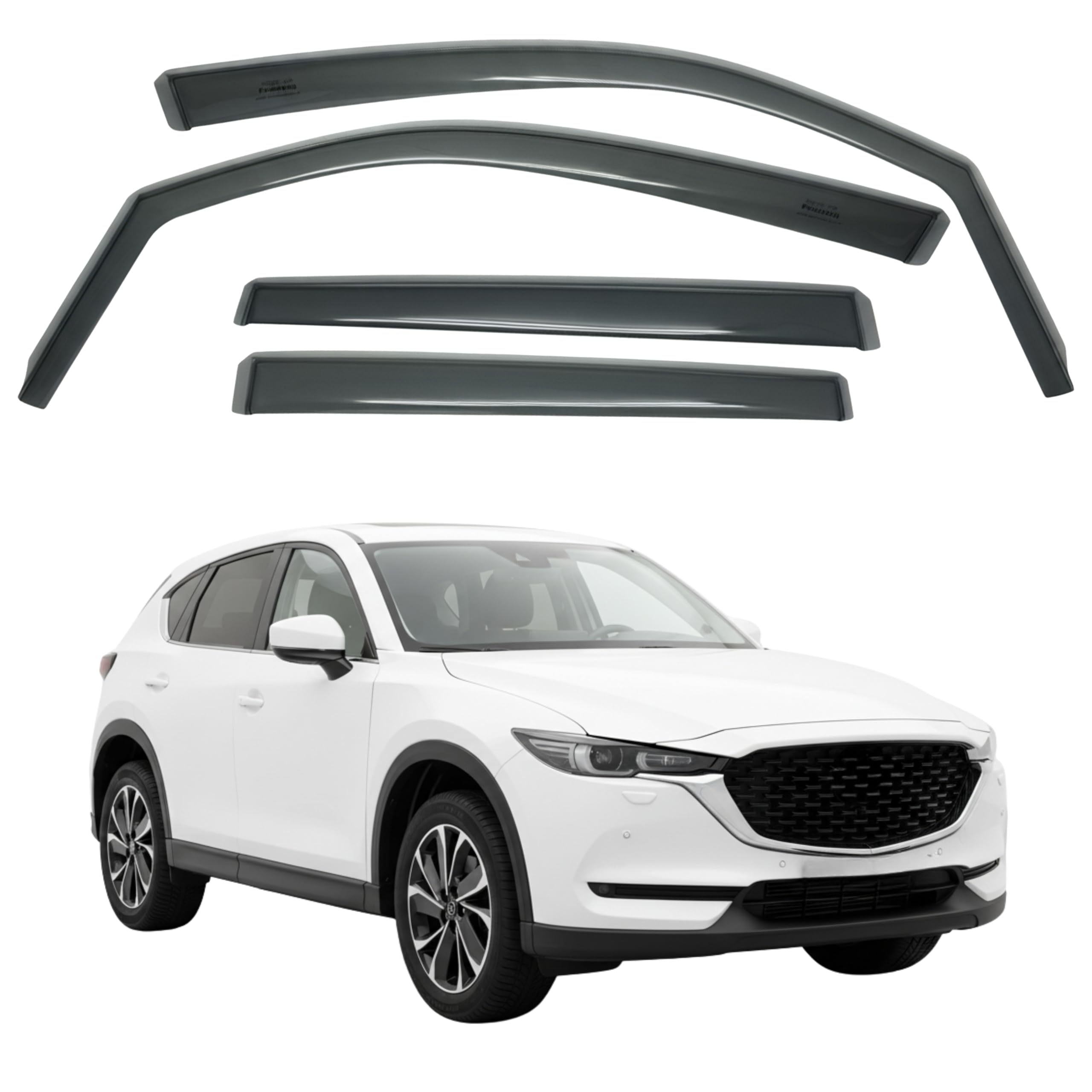 比德堡崁入式晴雨窗【國際標準款】MAZDA馬自達 CX-5 二代，LW系列 2017-2025