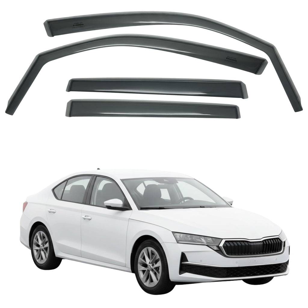 比德堡崁入式晴雨窗【國際標準款】SKODA斯哥達 Octavia 4D 四代 2021.9-