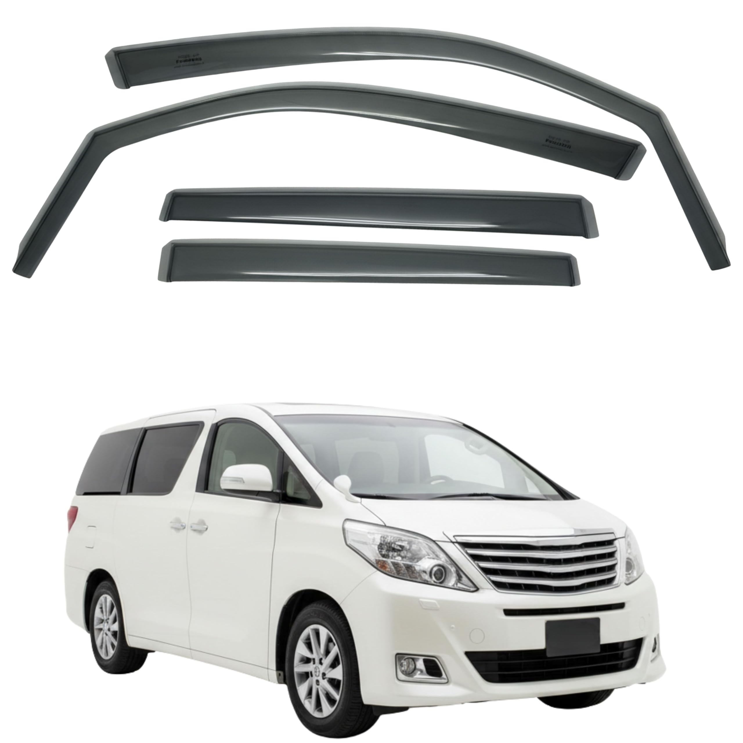 比德堡崁入式晴雨窗【國際標準款】TOYOTA豐田 ALPHARD 2010-2014