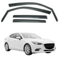 Fresh Air Peterburg Deflectores de ventana de canal [Versión corta] MAZDA Mazda 3 4D Gen 3 2015-2018
