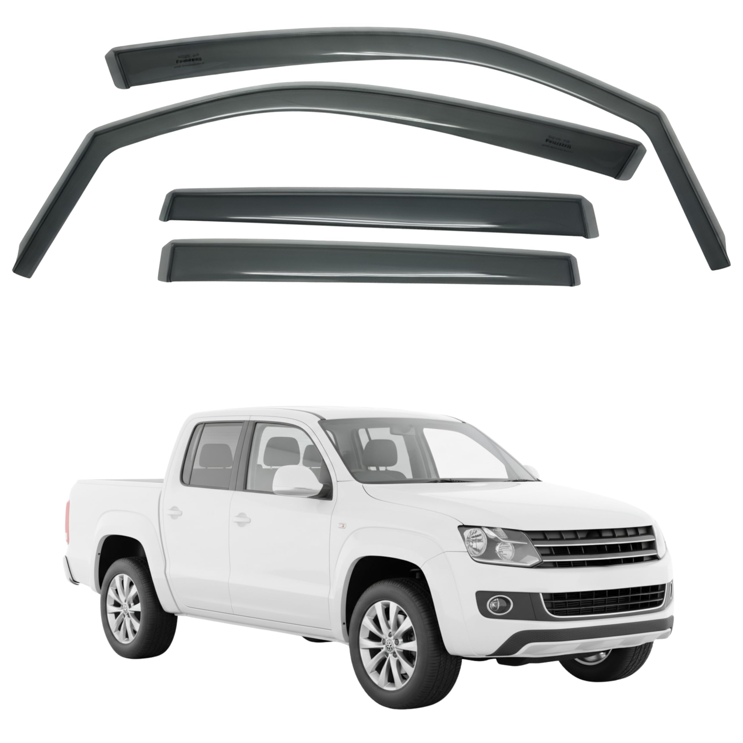 Fresh Air Peterburg In-Channel Window Visors [Short-Length] VW AMAROK 1st 2010-2020