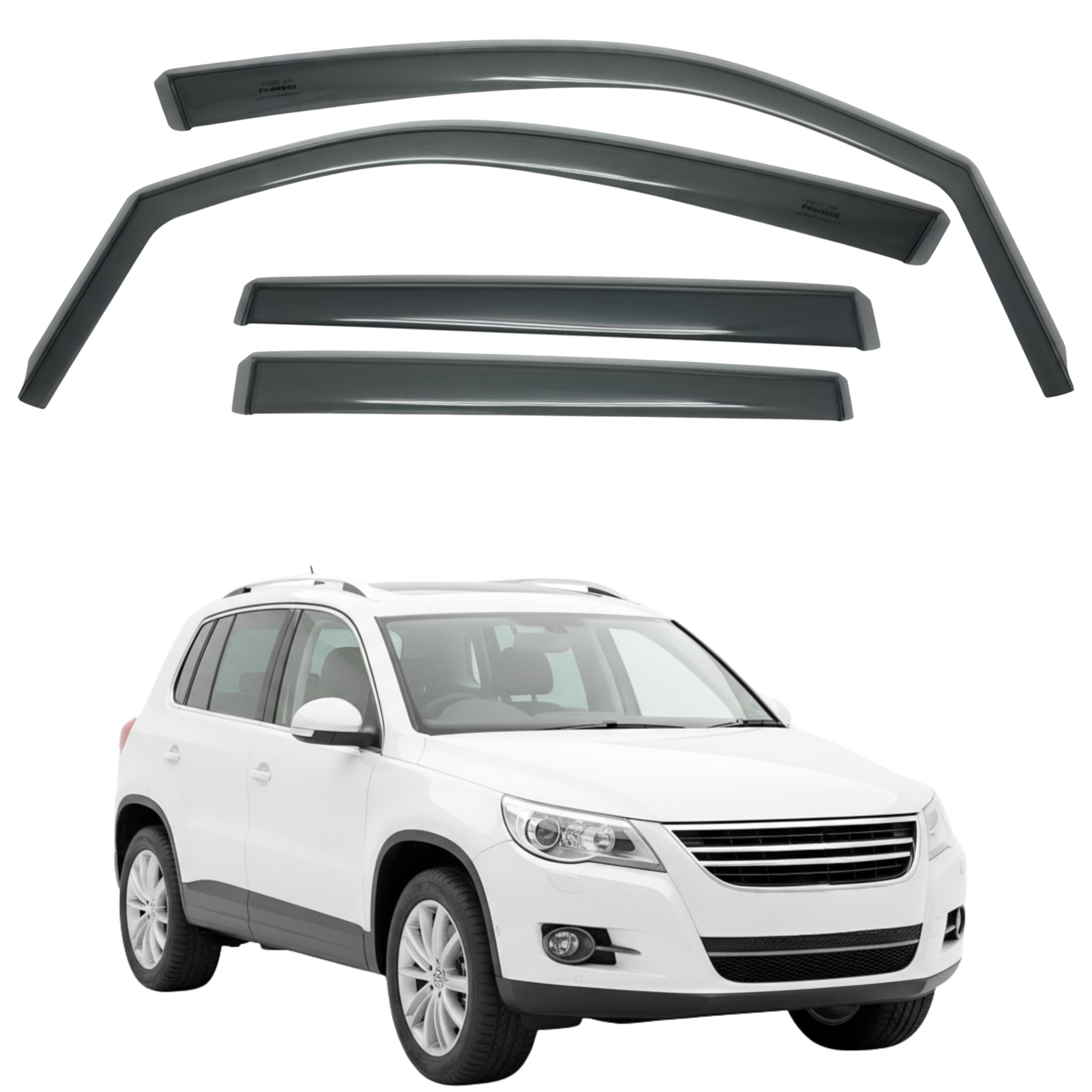 比德堡崁入式晴雨窗【國際標準款】VW福斯 TIGUAN 一代 2008-2016.8