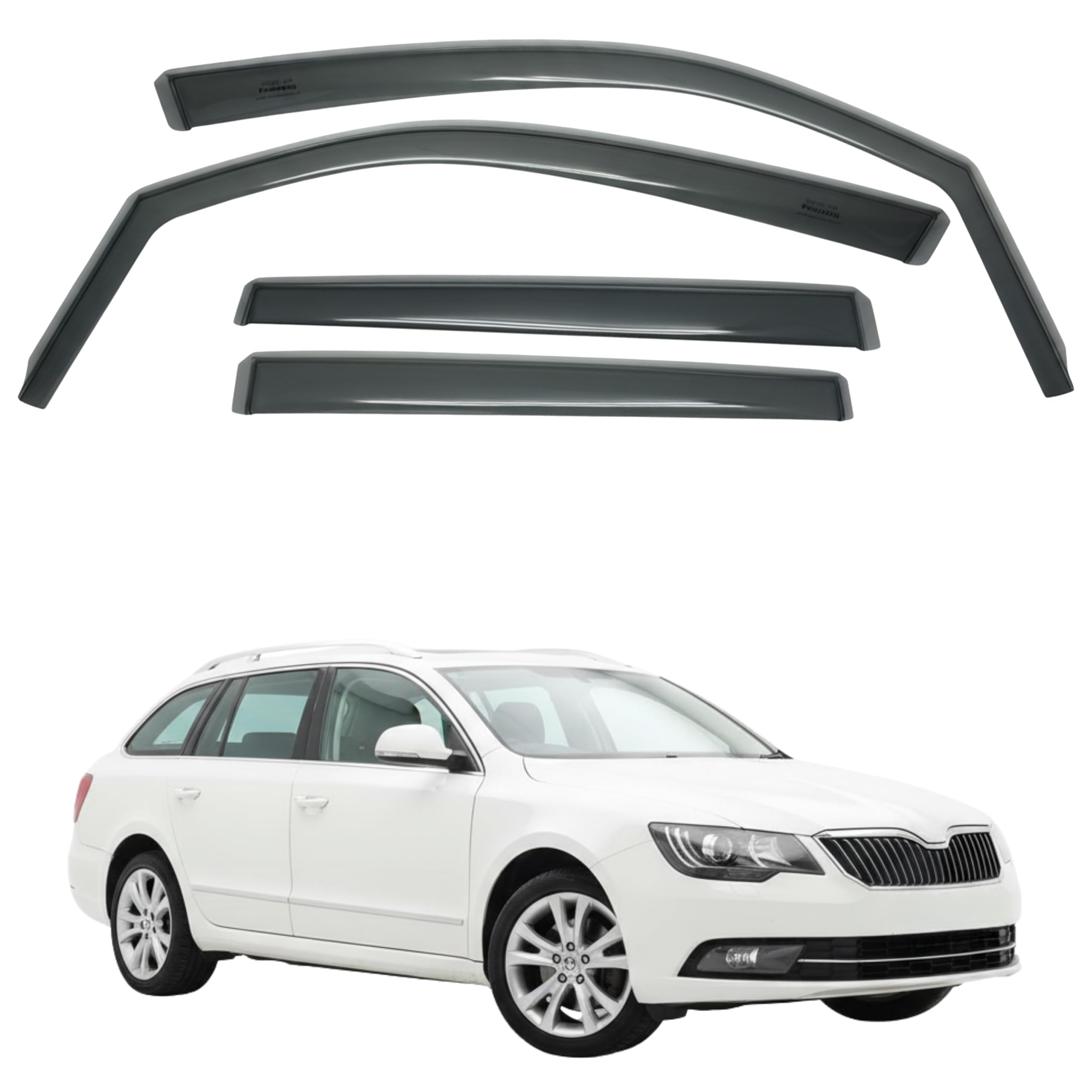 比德堡崁入式晴雨窗【短截款】SKODA斯哥達 SuperB Combi 2010-2015