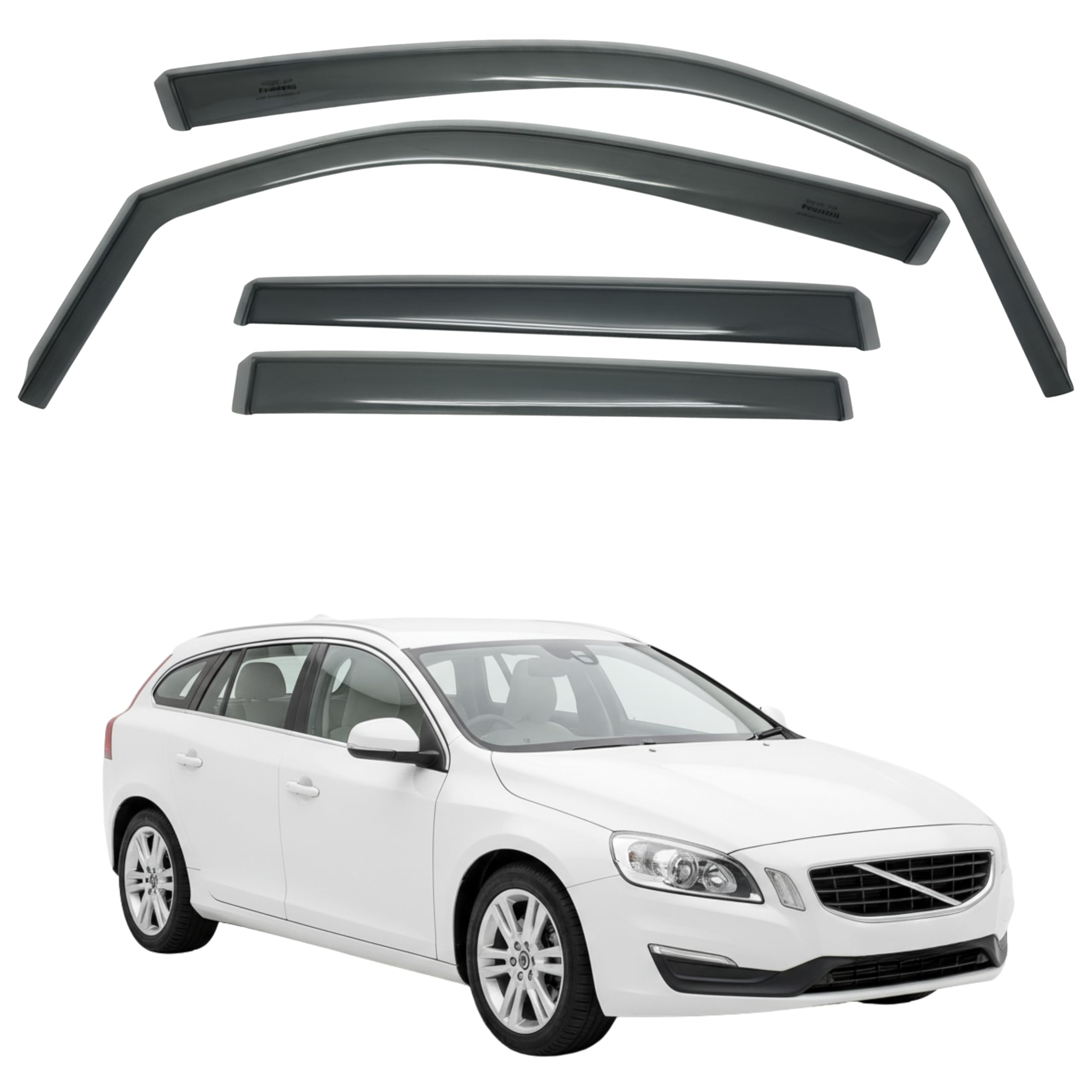 比德堡崁入式晴雨窗【短截款】VOLVO富豪 S60 /4D 二代 2011-2018