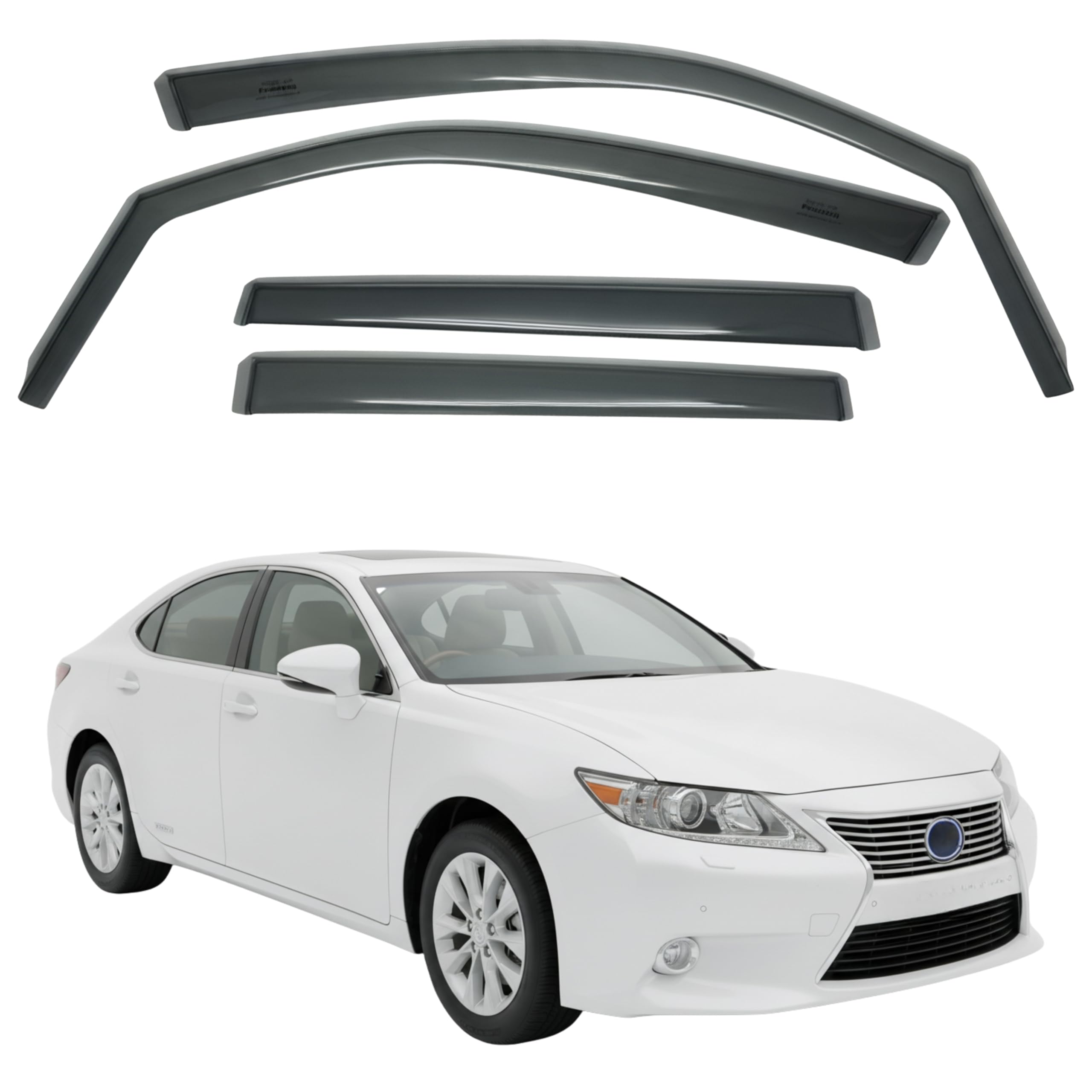 比德堡崁入式晴雨窗【短截款】LEXUS凌志 ES300h 六代 2013-2018