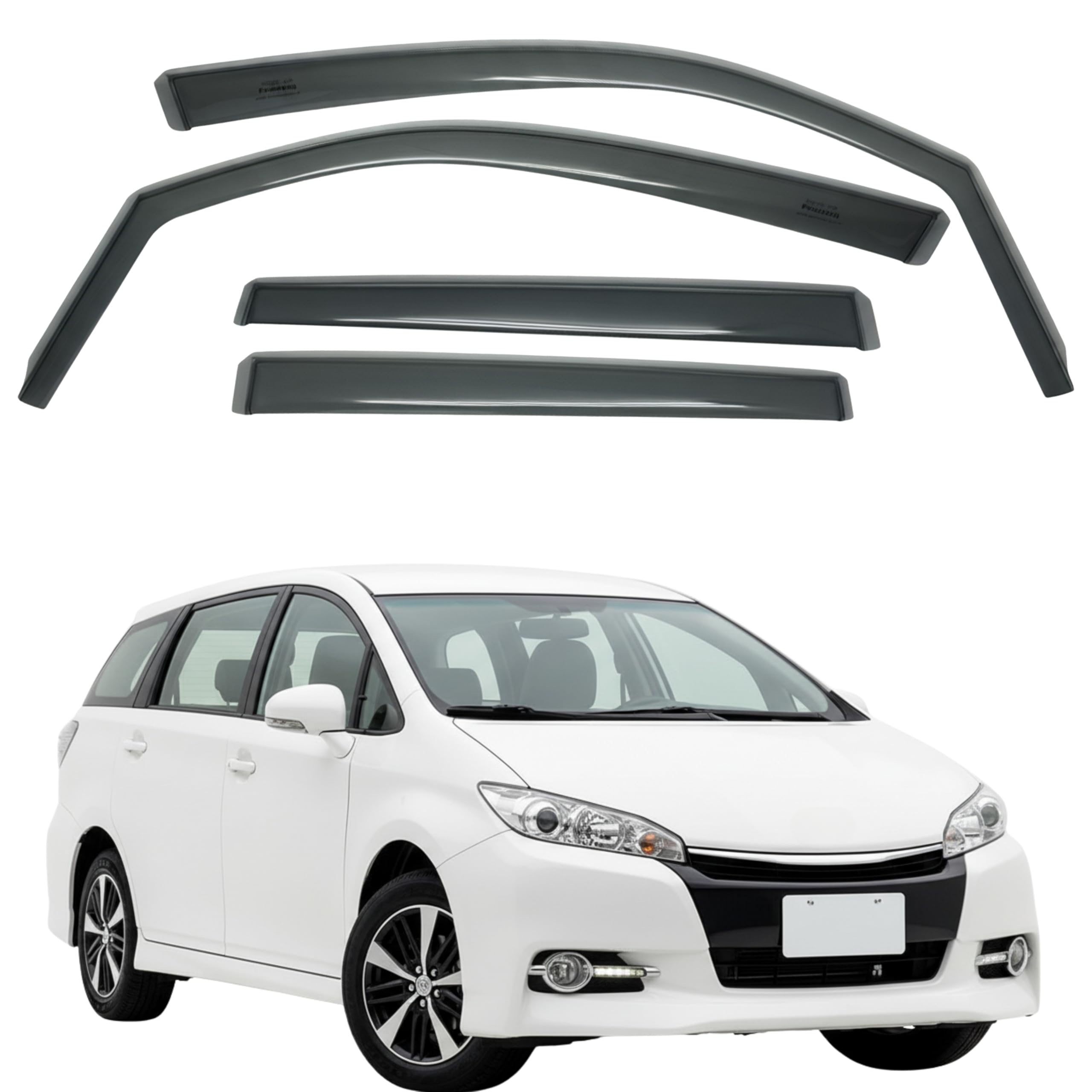 Fresh Air Peterburg In-Channel Window Visors [Short-Length] TOYOTA Wish 2010-2016